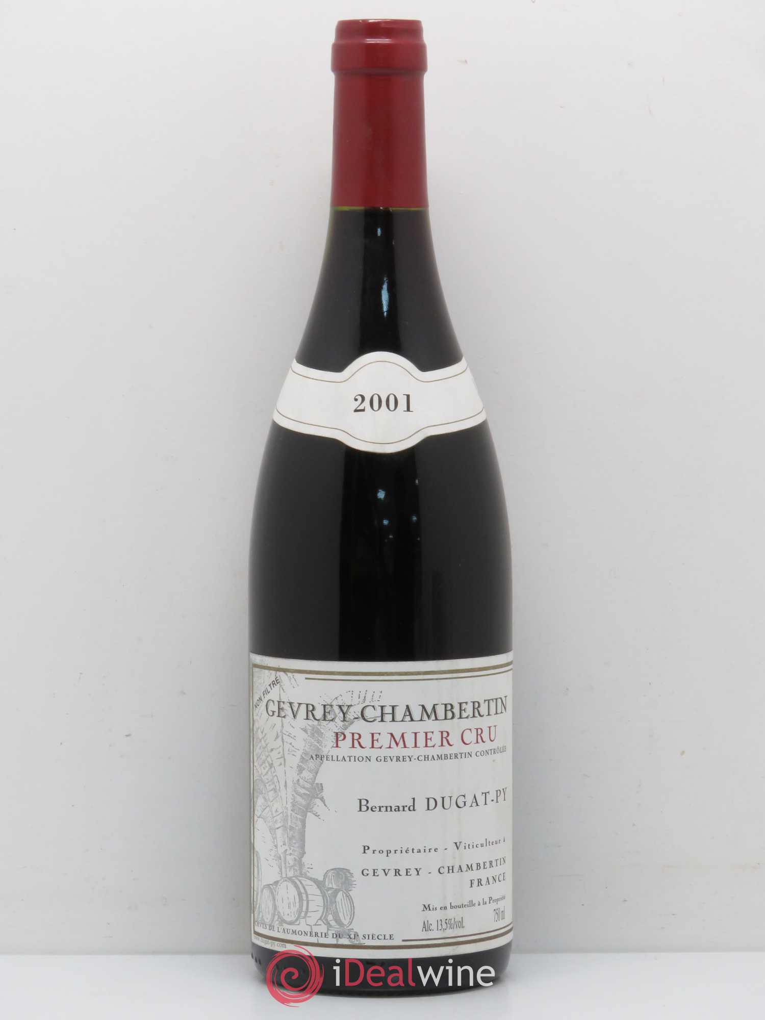 Gevrey-Chambertin 1er Cru Dugat-Py 2001 - Lot de 1 bouteille - 0
