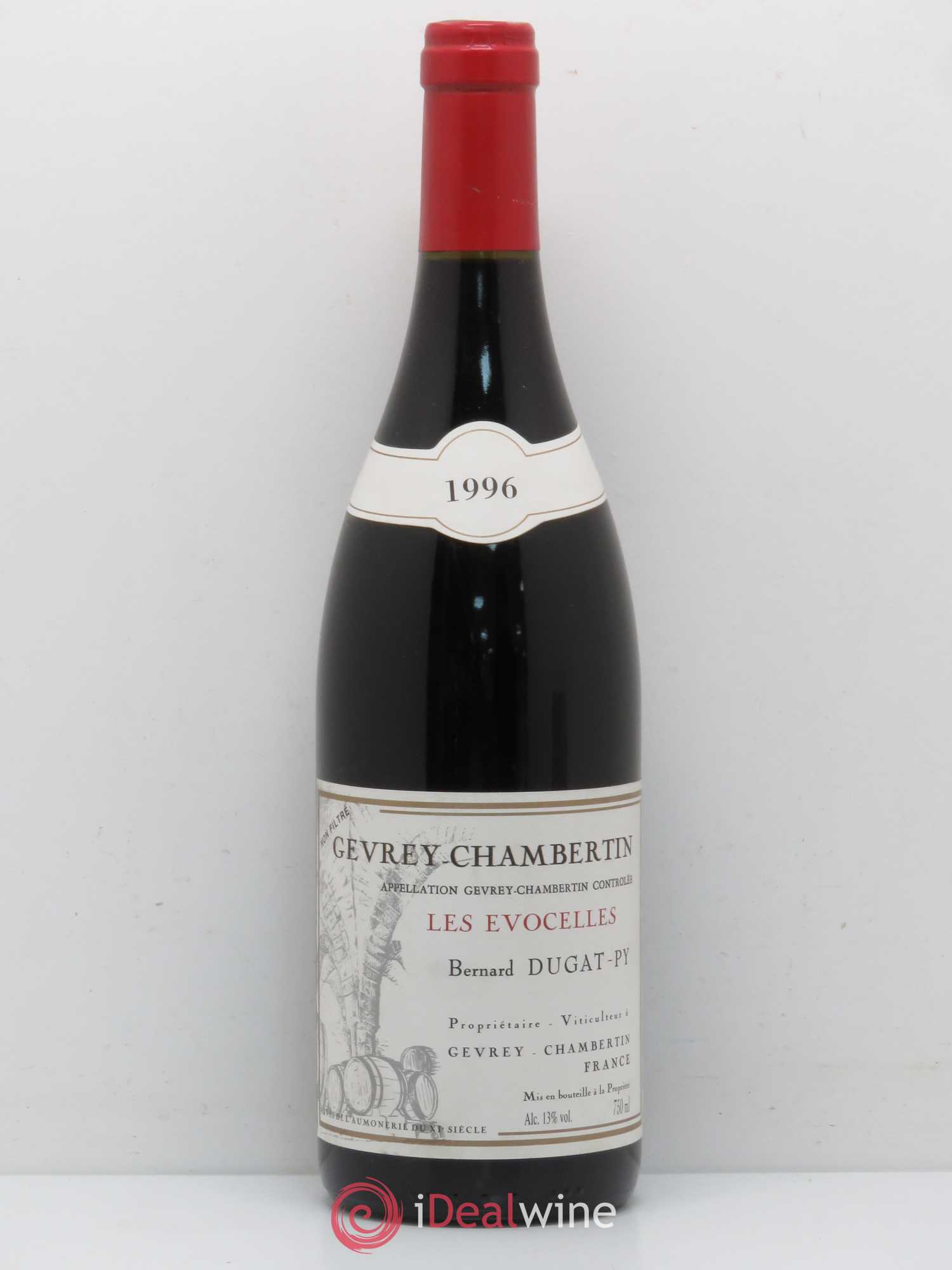 Gevrey-Chambertin Les Evocelles Vieilles Vignes Dugat-Py 1996 - Lot de 1 bouteille - 0