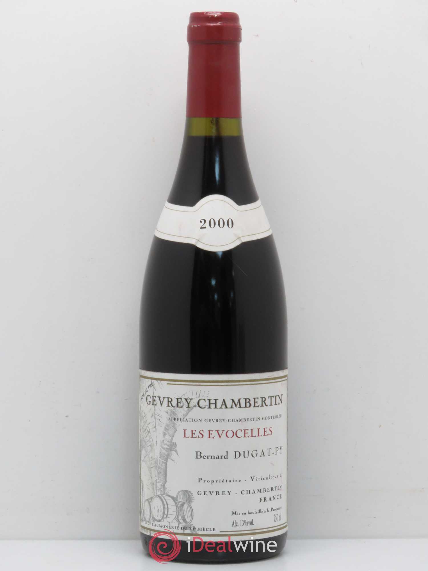 Gevrey-Chambertin Les Evocelles Vieilles Vignes Dugat-Py 2000 - Lot de 1 bouteille - 0