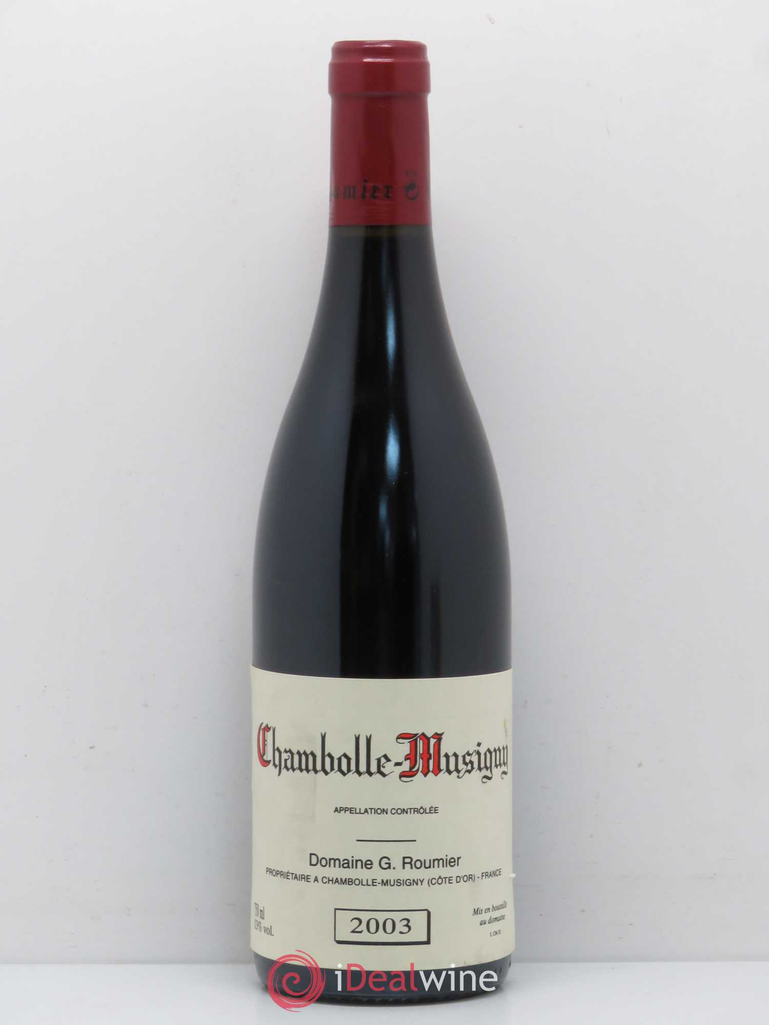 Chambolle-Musigny Georges Roumier (Domaine) 2003 - Posten von 1 Flasche - 0