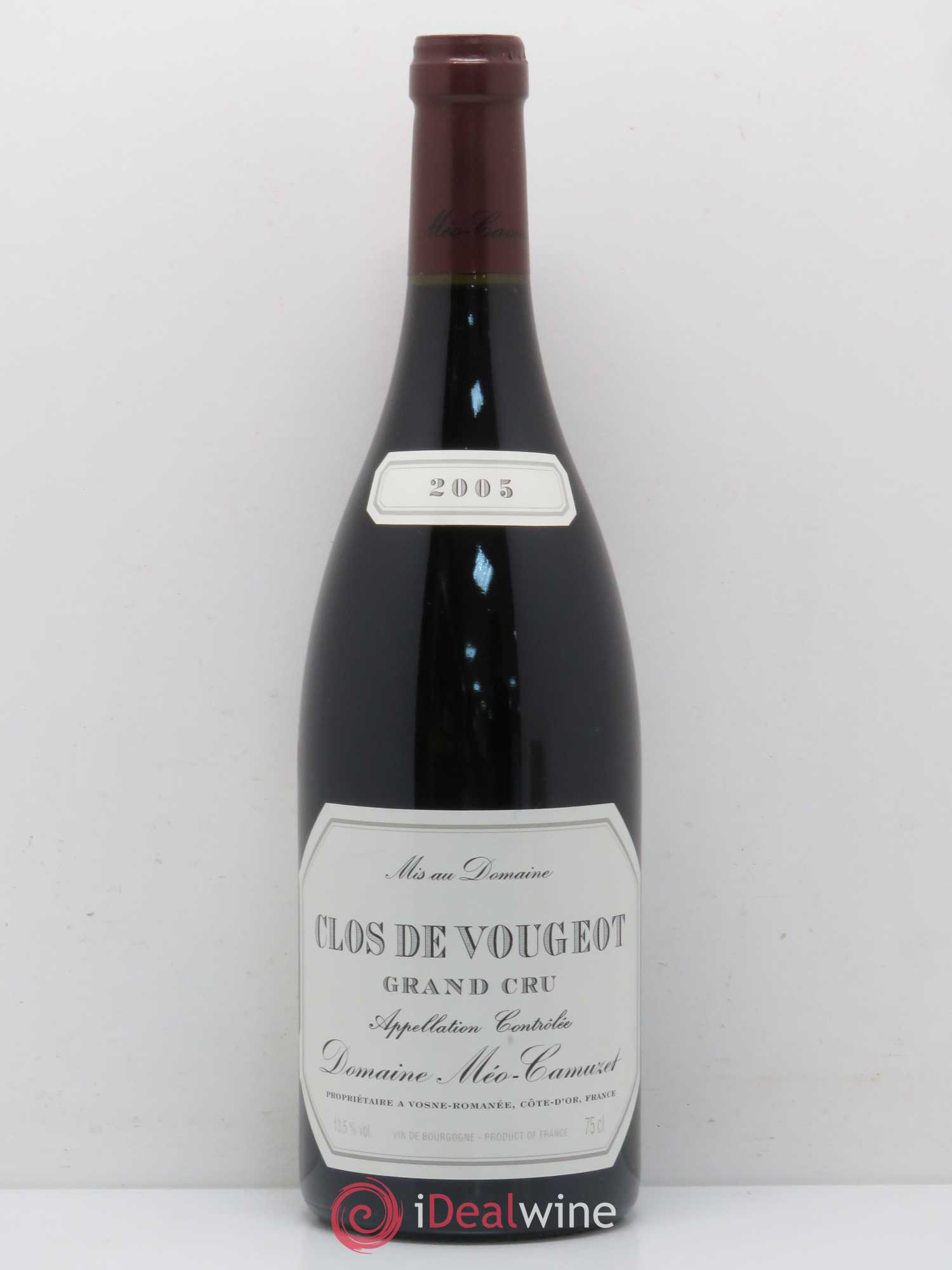 Clos de Vougeot Grand Cru Méo-Camuzet (Domaine) 2005 - Lot de 1 bouteille - 0