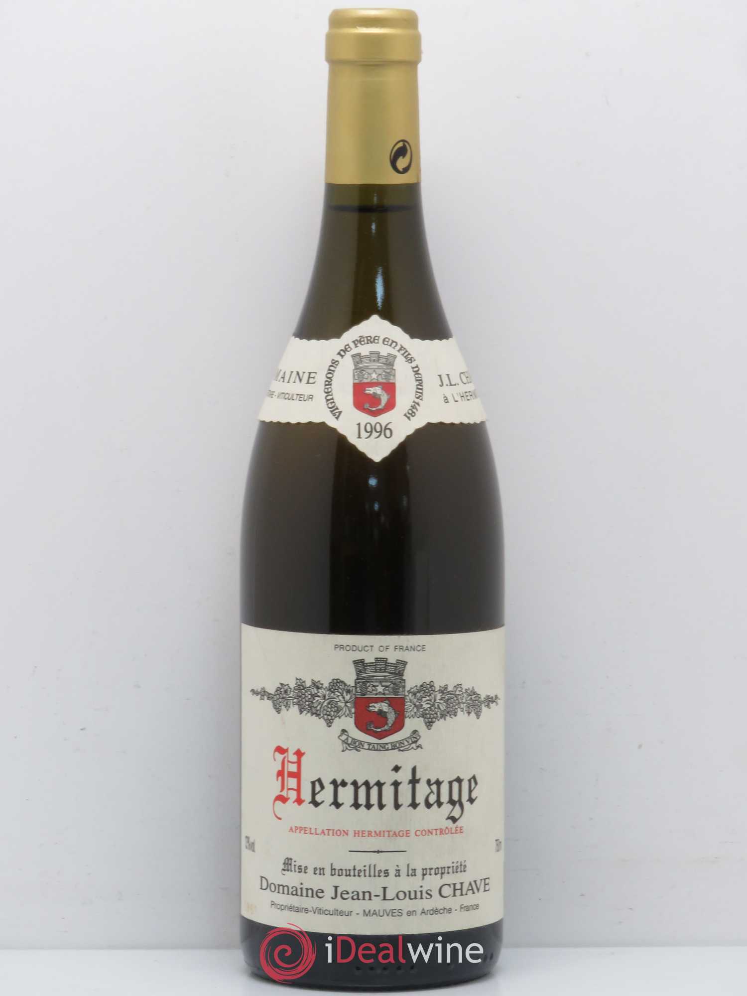 Hermitage Jean-Louis Chave 1996 - Lot de 1 bouteille - 0