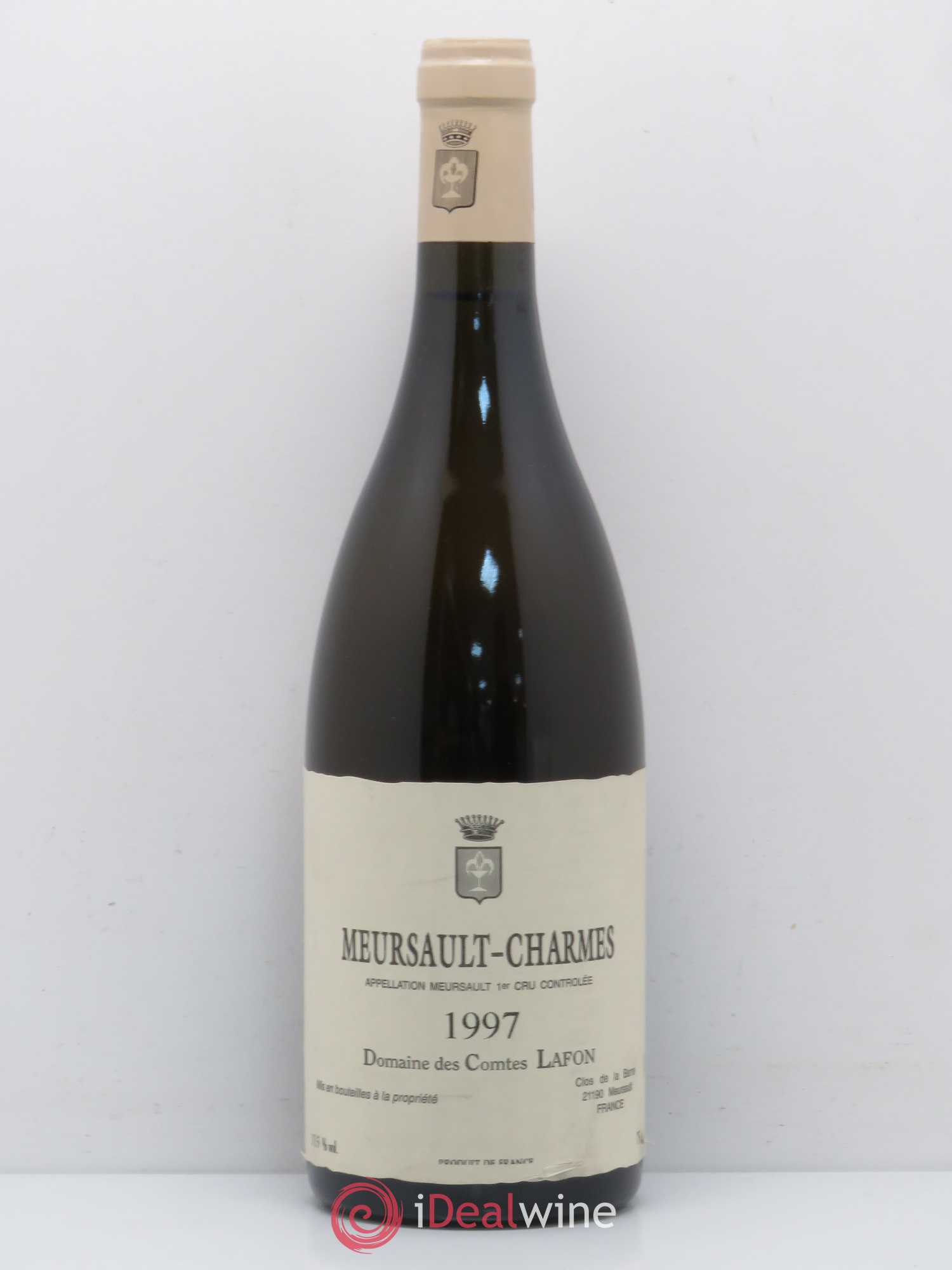 Meursault 1er Cru Charmes Comtes Lafon (Domaine des) 1997 - Lot de 1 bouteille - 0