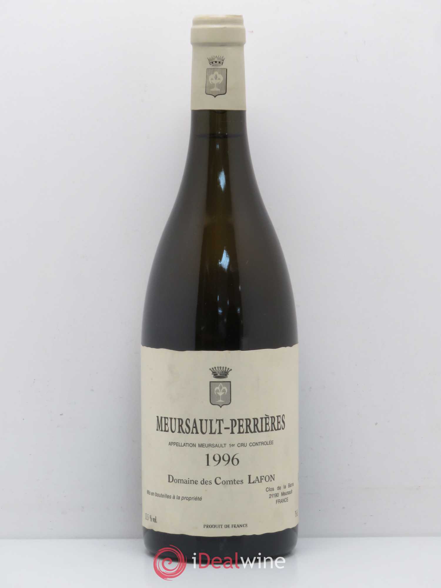 Meursault 1er Cru Perrières Comtes Lafon (Domaine des) 1996 - Lot de 1 bouteille - 0