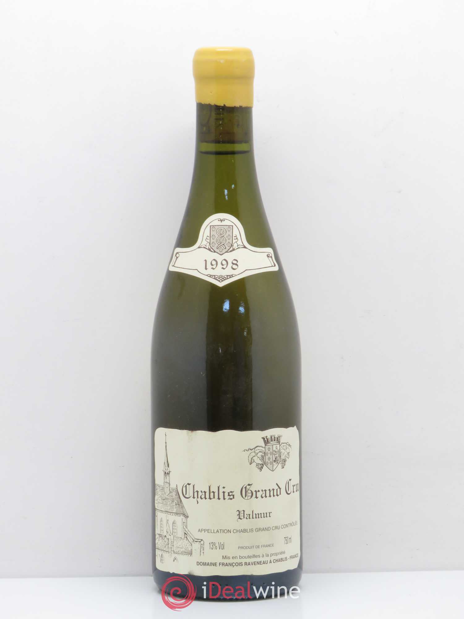 Chablis Grand Cru Valmur Raveneau (Domaine) 1998 - Lot de 1 bouteille - 0