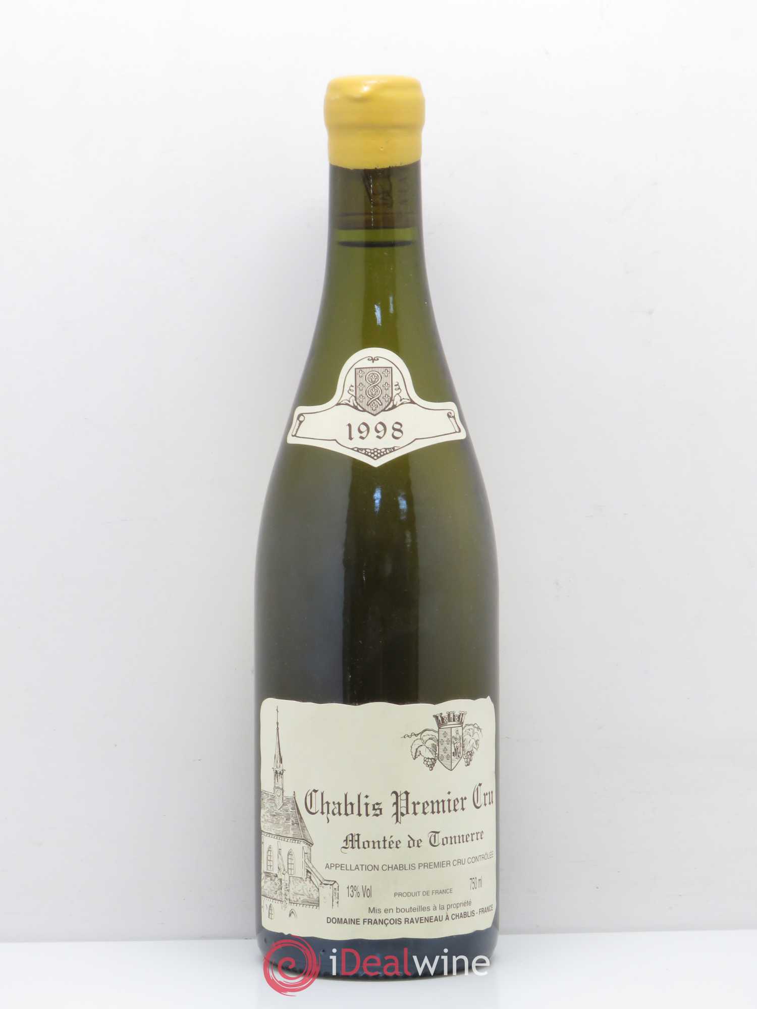 Chablis 1er Cru Montée de Tonnerre Raveneau (Domaine) 1998 - Lot de 1 bouteille - 0
