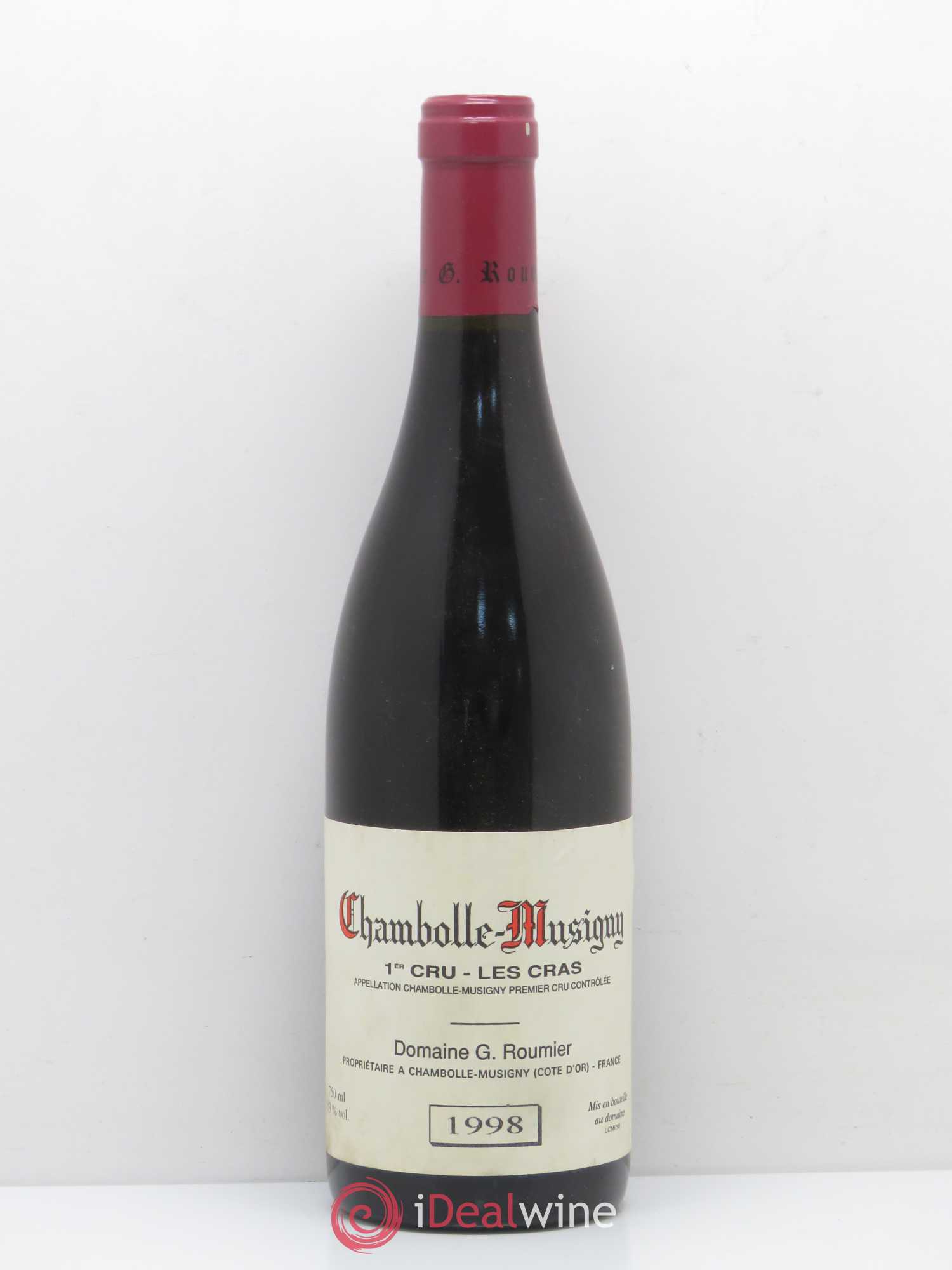Chambolle-Musigny 1er Cru Les Cras Georges Roumier (Domaine) 1998 - Lot de 1 bouteille - 0