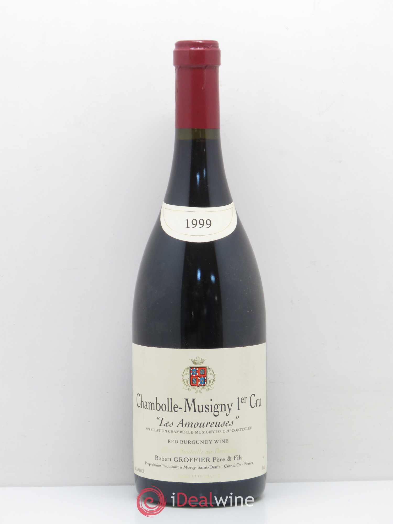Chambolle-Musigny 1er Cru Les Amoureuses Robert Groffier Père & Fils (Domaine) 1999 - Lot de 1 bouteille - 0