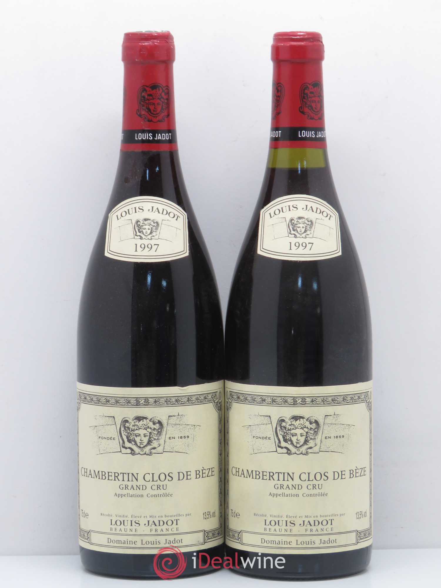 Chambertin Clos de Bèze Grand Cru Domaine Louis Jadot 1997 - Lot de 2 bouteilles - 0