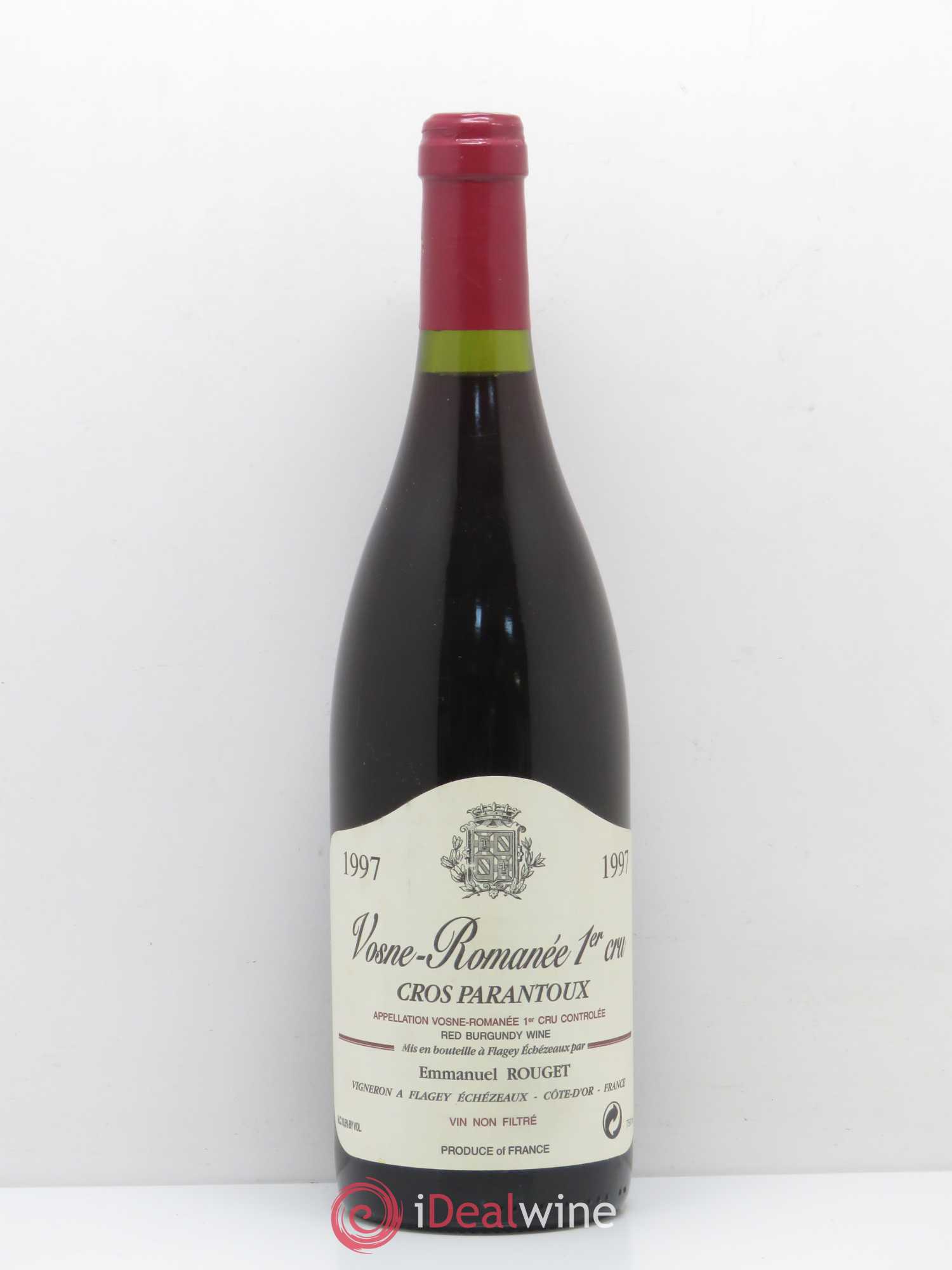 Vosne-Romanée 1er Cru Cros Parantoux Emmanuel Rouget 1997 - Posten von 1 Flasche - 0