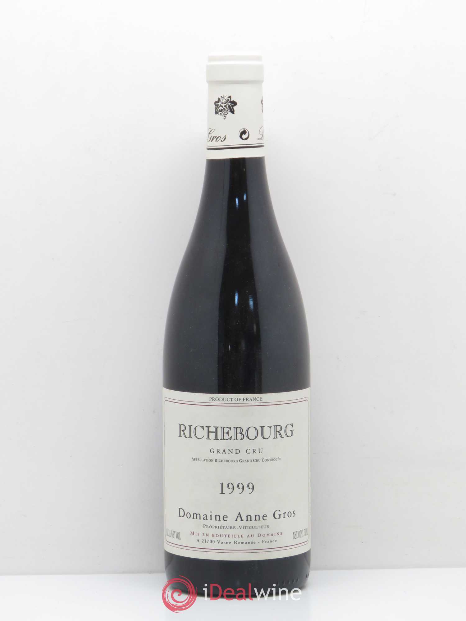 Richebourg Grand Cru Anne Gros 1999 - Lot de 1 bouteille - 0