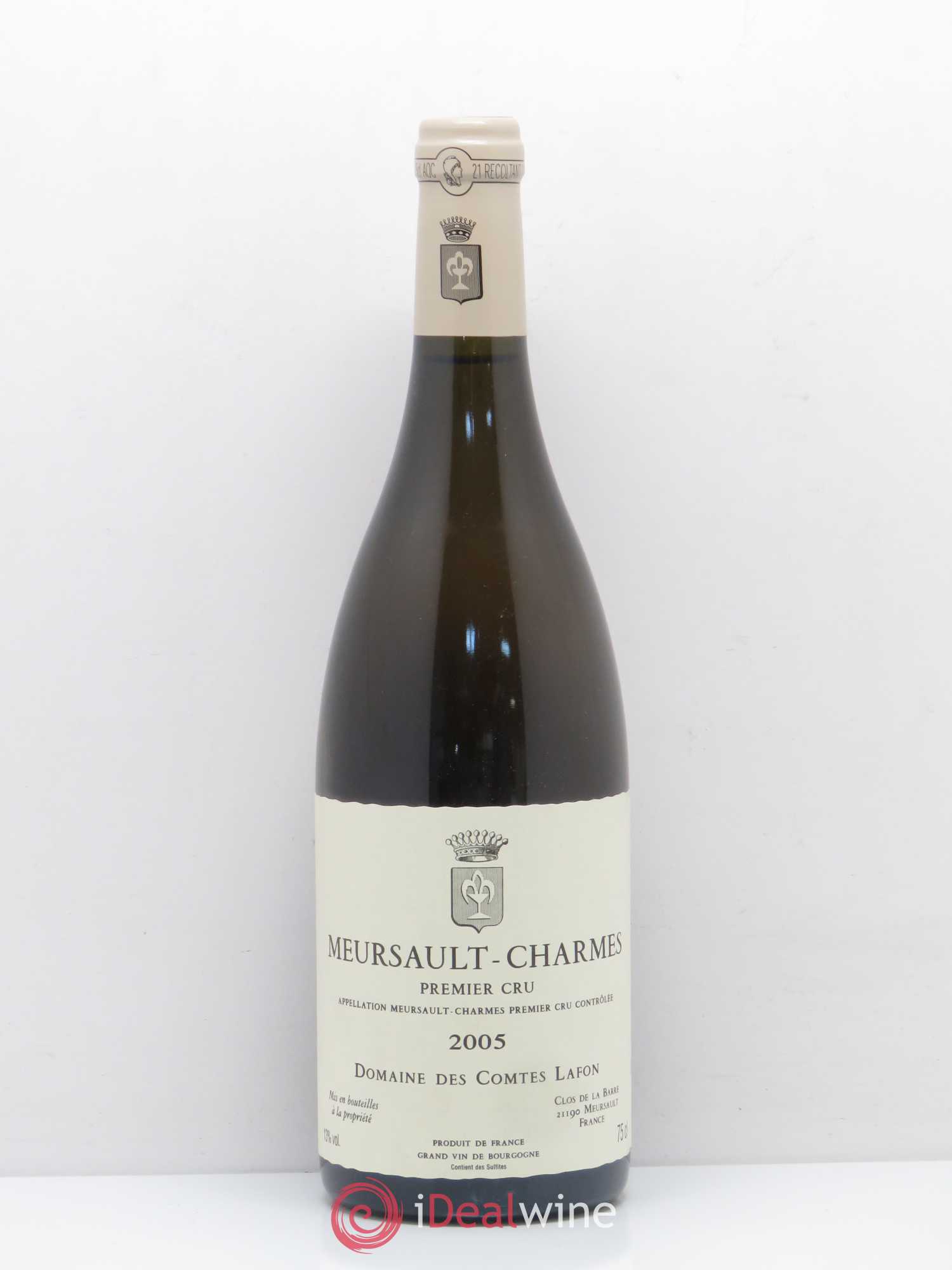 Meursault 1er Cru Charmes Comtes Lafon (Domaine des) 2005 - Lot de 1 bouteille - 0