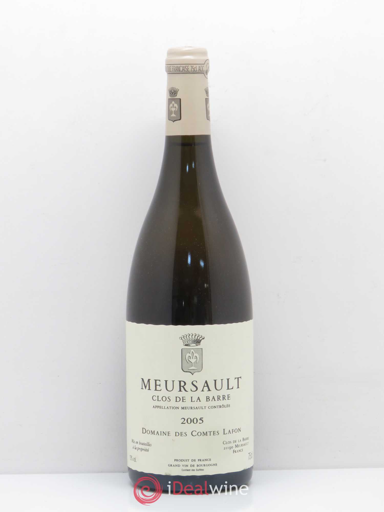 Meursault Clos de la Barre Comtes Lafon (Domaine des) 2005 - Lot de 1 bouteille - 0