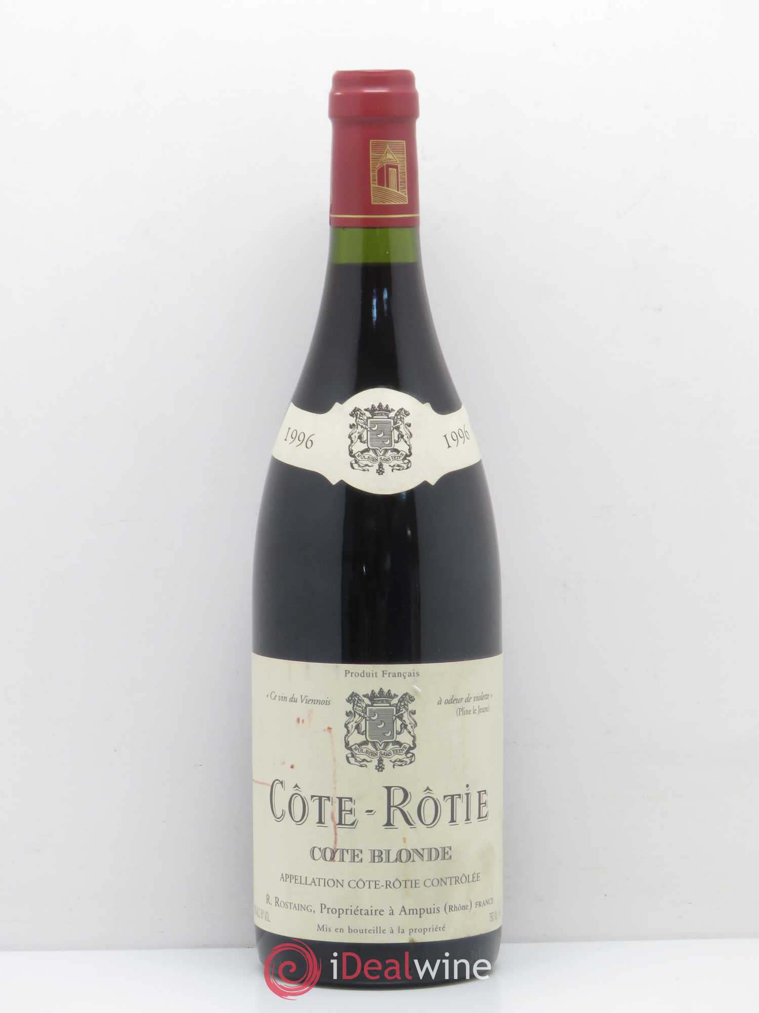 Côte-Rôtie Côte Blonde René Rostaing 1996 - Posten von 1 Flasche - 0