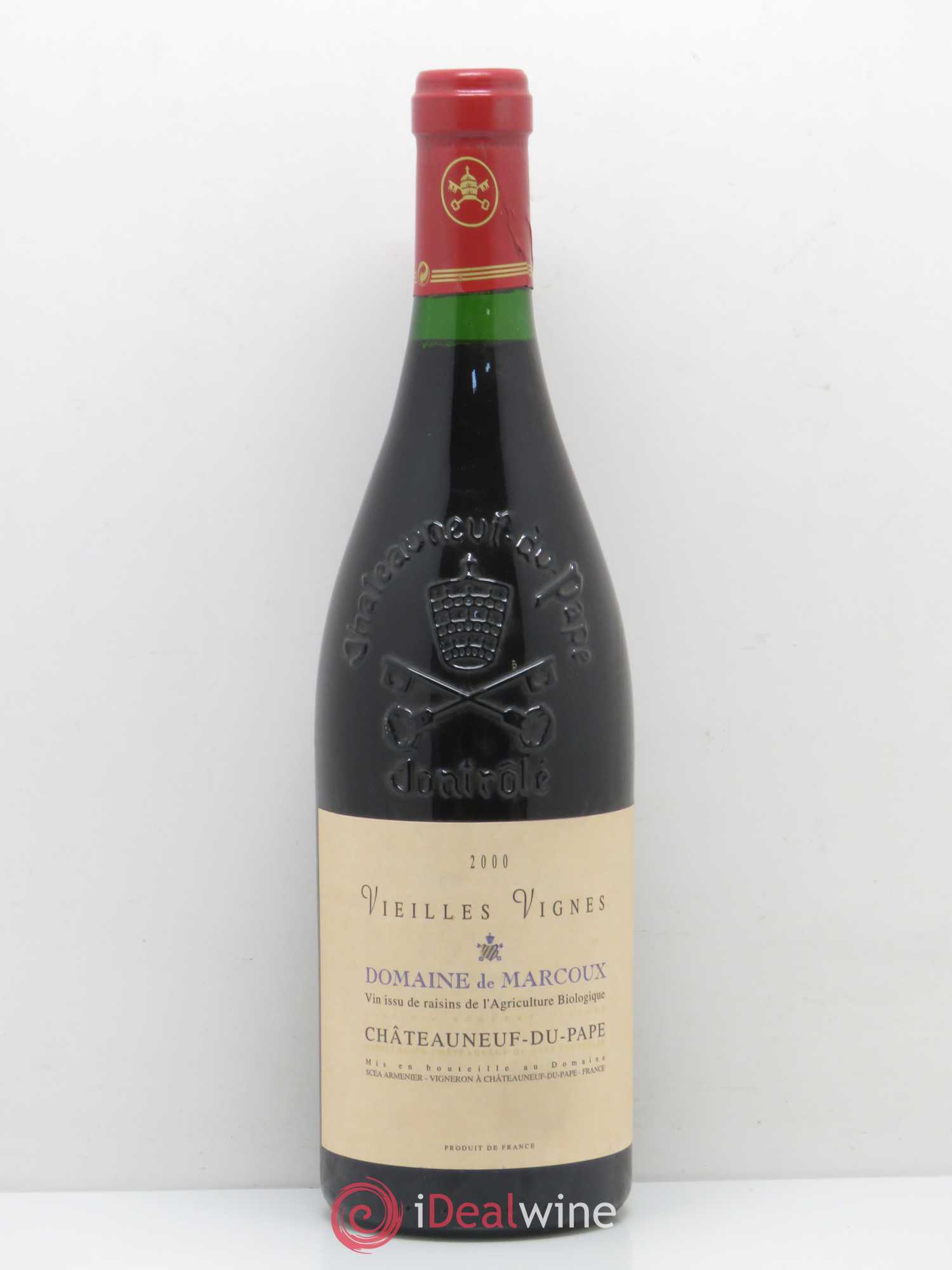 Châteauneuf-du-Pape Vieilles Vignes Marcoux (Domaine de) 2000 - Lot de 1 bouteille - 0