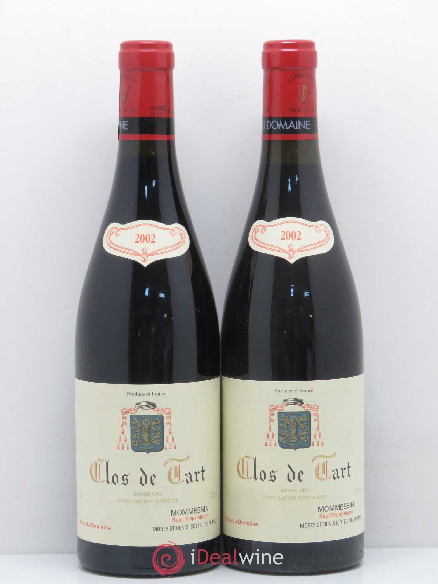 Clos de Tart Grand Cru Clos de Tart 2002 - Lot de 2 bouteilles - 0