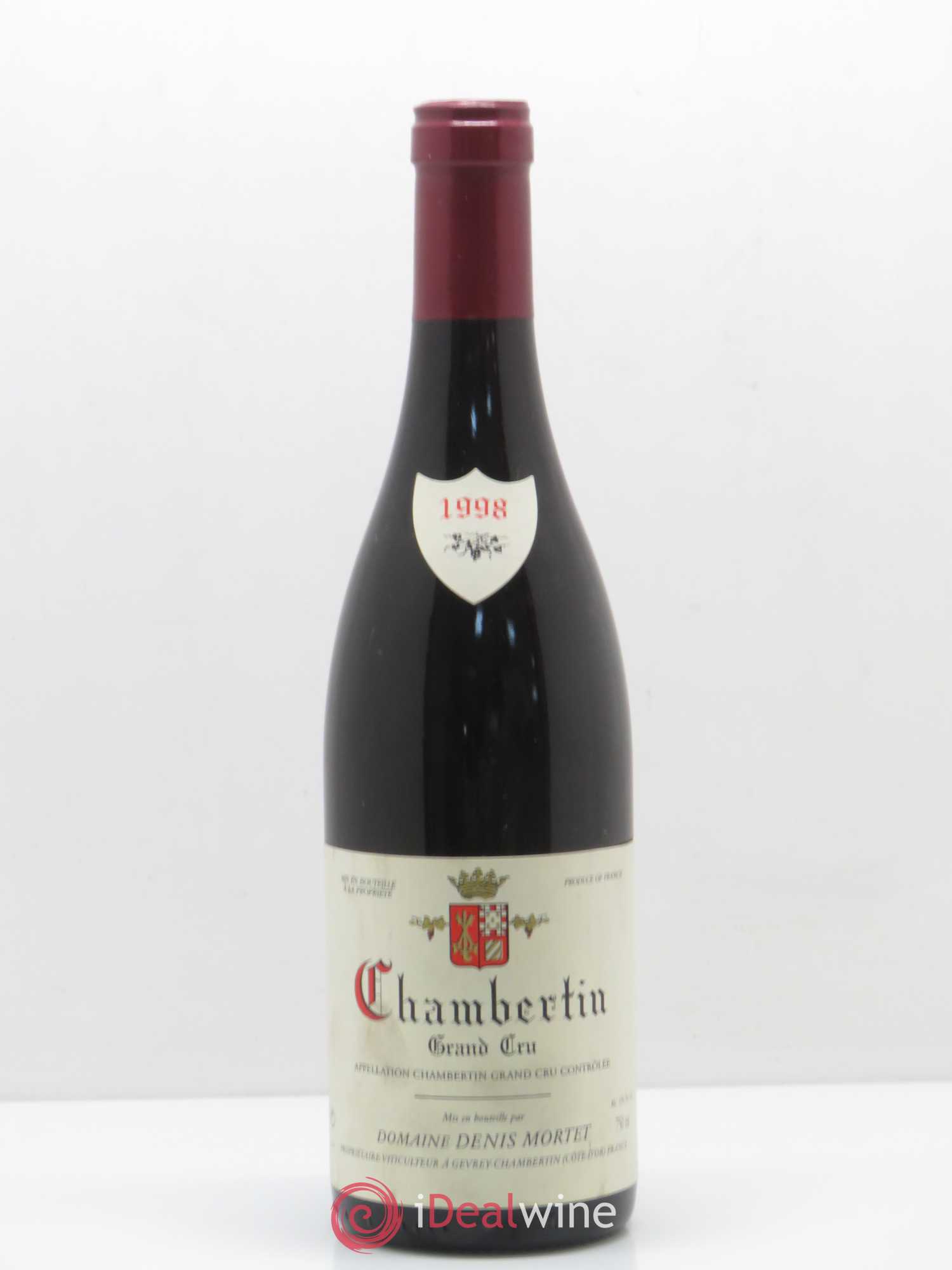 Chambertin Grand Cru Denis Mortet (Domaine) 1998 - Lot de 1 bouteille - 0