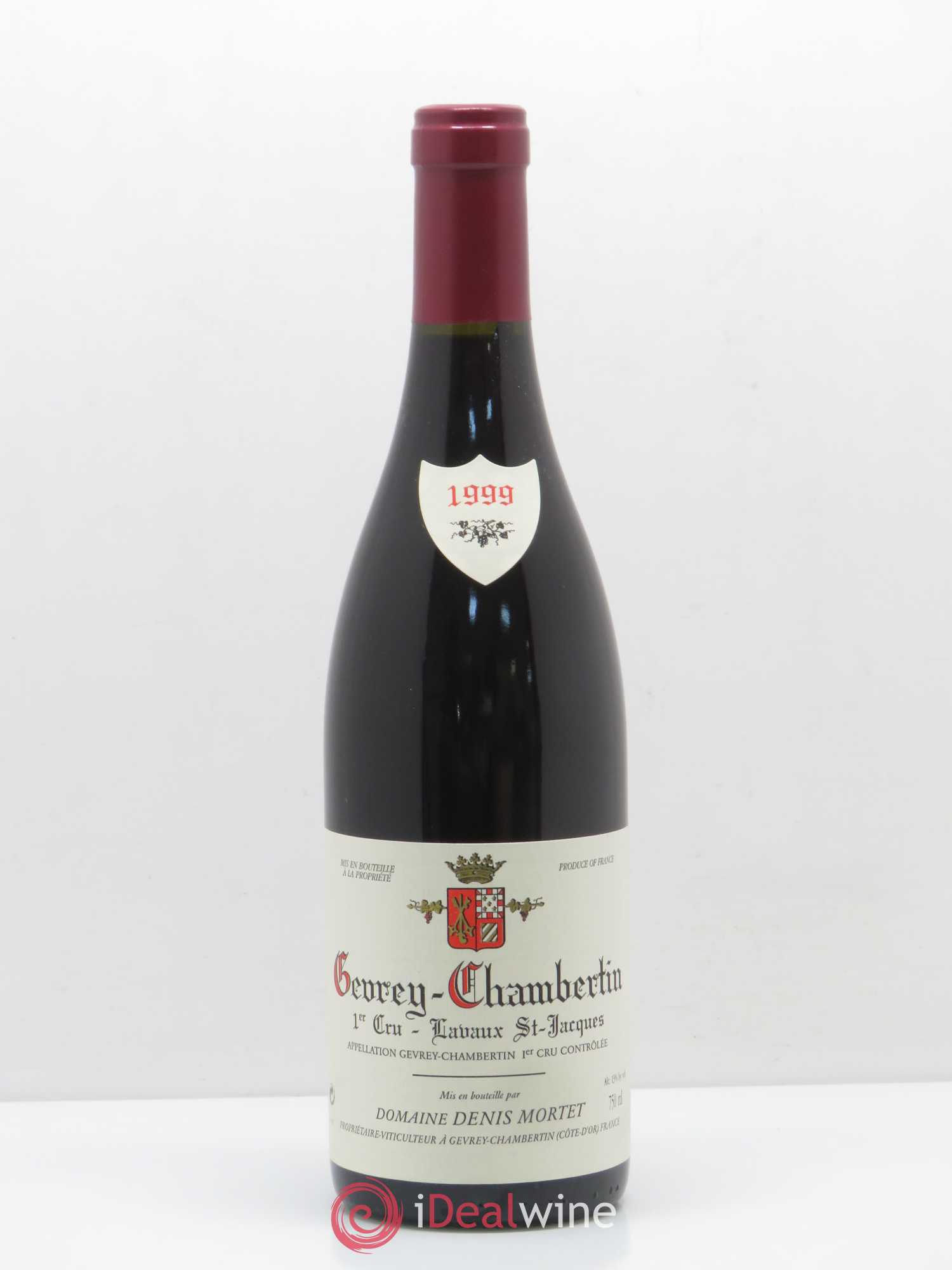 Gevrey-Chambertin 1er Cru Lavaux Saint Jacques Denis Mortet (Domaine) 1999 - Lot de 1 bouteille - 0