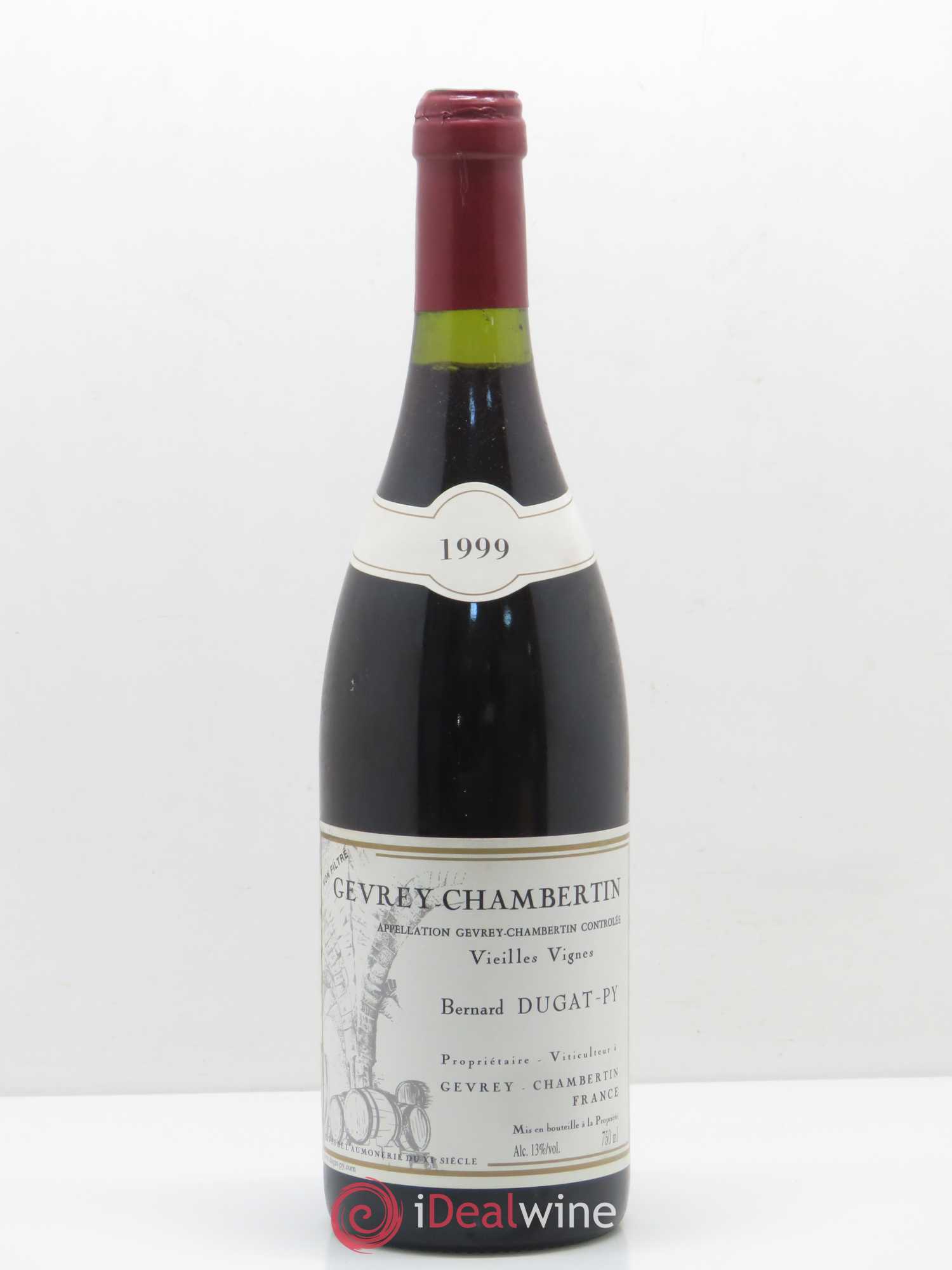 Gevrey-Chambertin Vieilles Vignes Dugat-Py 1999 - Lot de 1 bouteille - 0