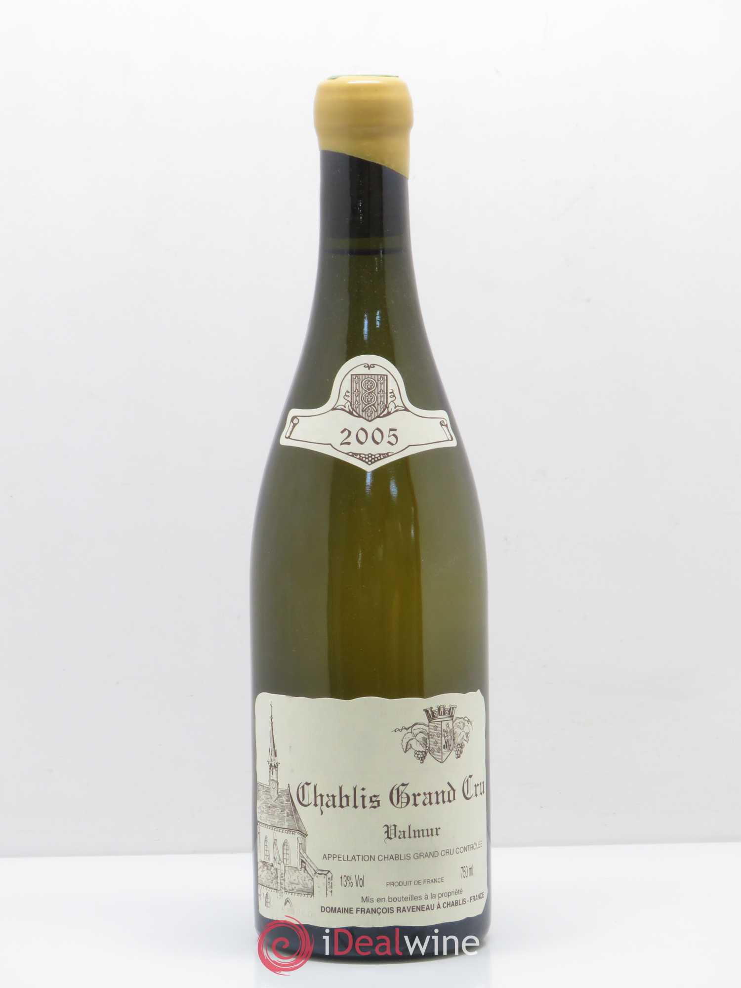 Chablis Grand Cru Valmur Raveneau (Domaine) 2005 - Lot de 1 bouteille - 0