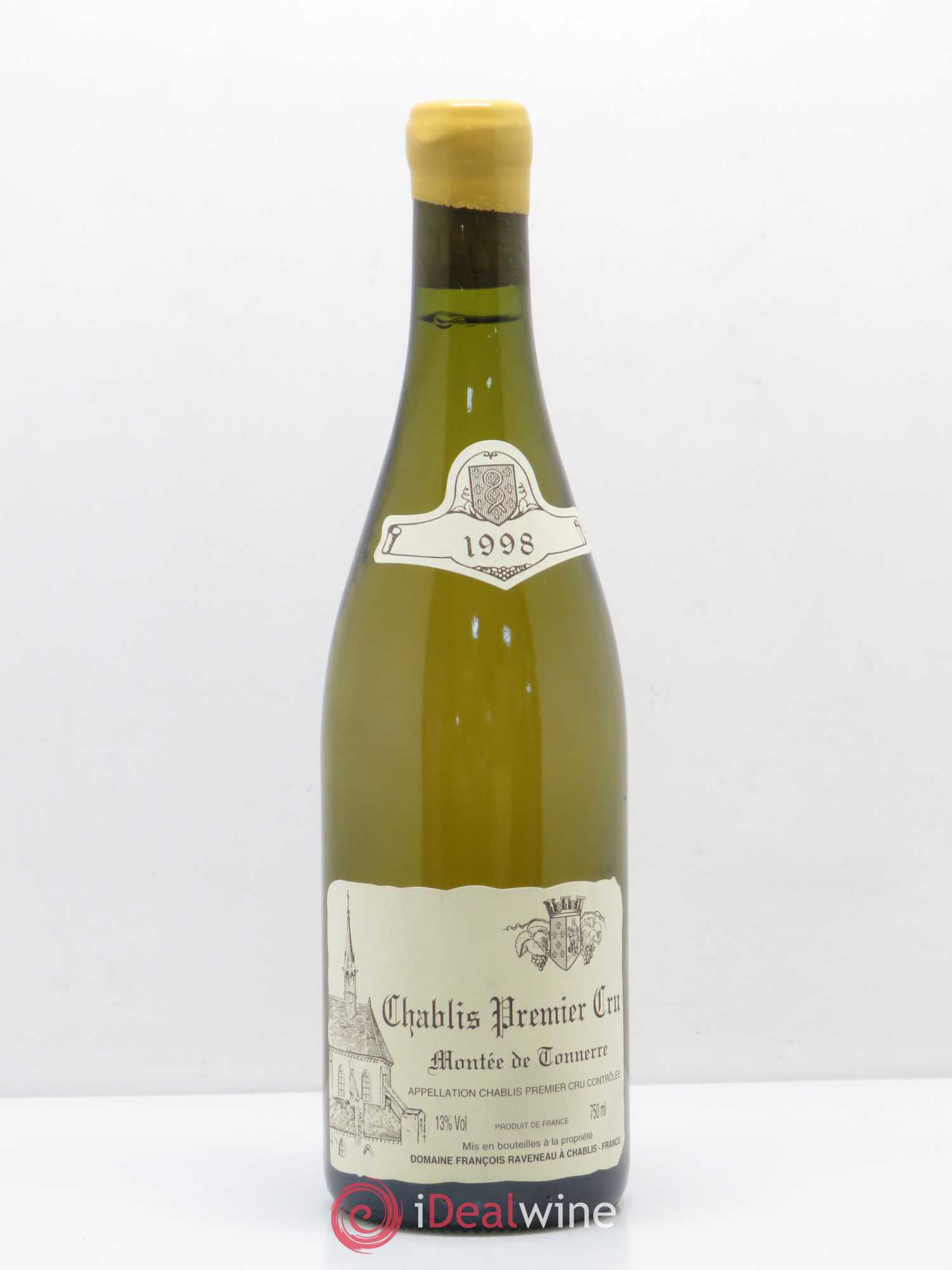 Chablis 1er Cru Montée de Tonnerre Raveneau (Domaine) 1998 - Lot de 1 bouteille - 0