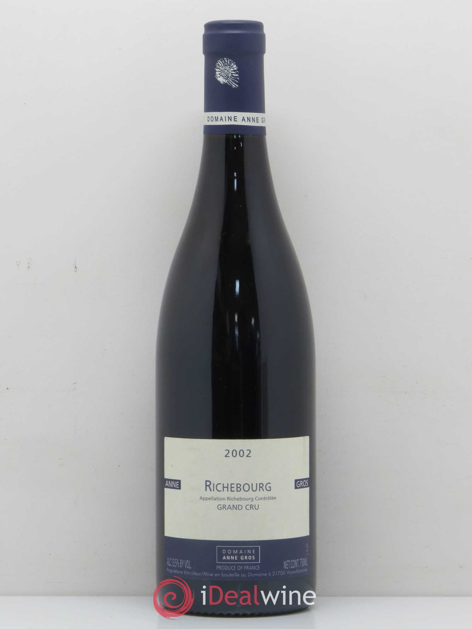 Richebourg Grand Cru Anne Gros 2002 - Lot de 1 bouteille - 0
