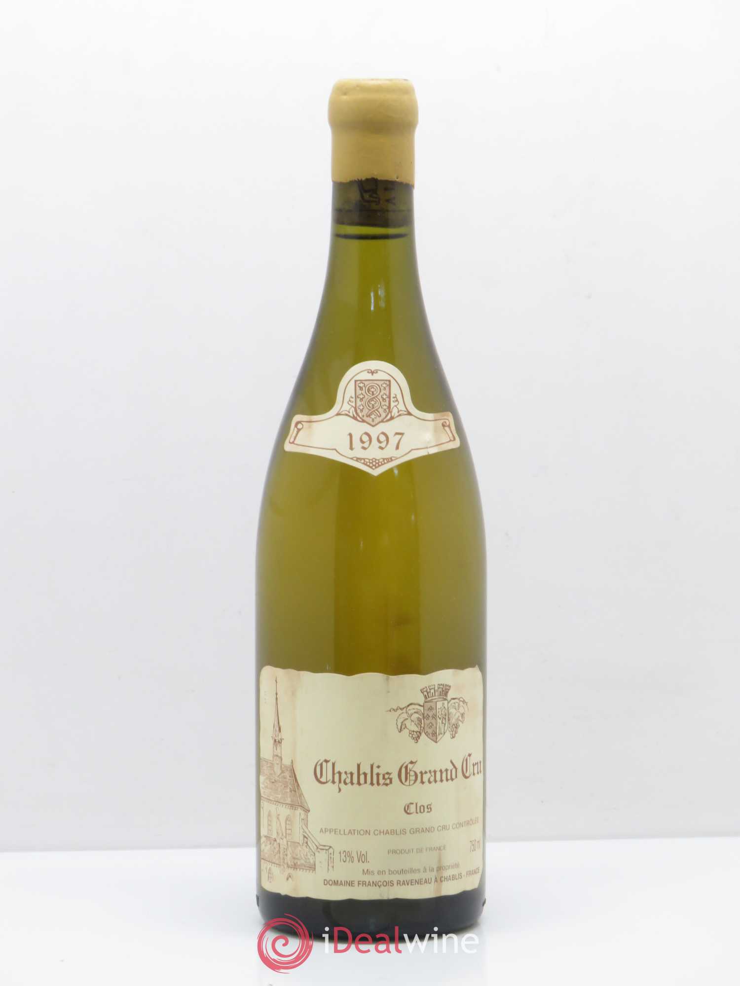 Chablis Grand Cru Clos Raveneau (Domaine) 1997 - Lot de 1 bouteille - 0