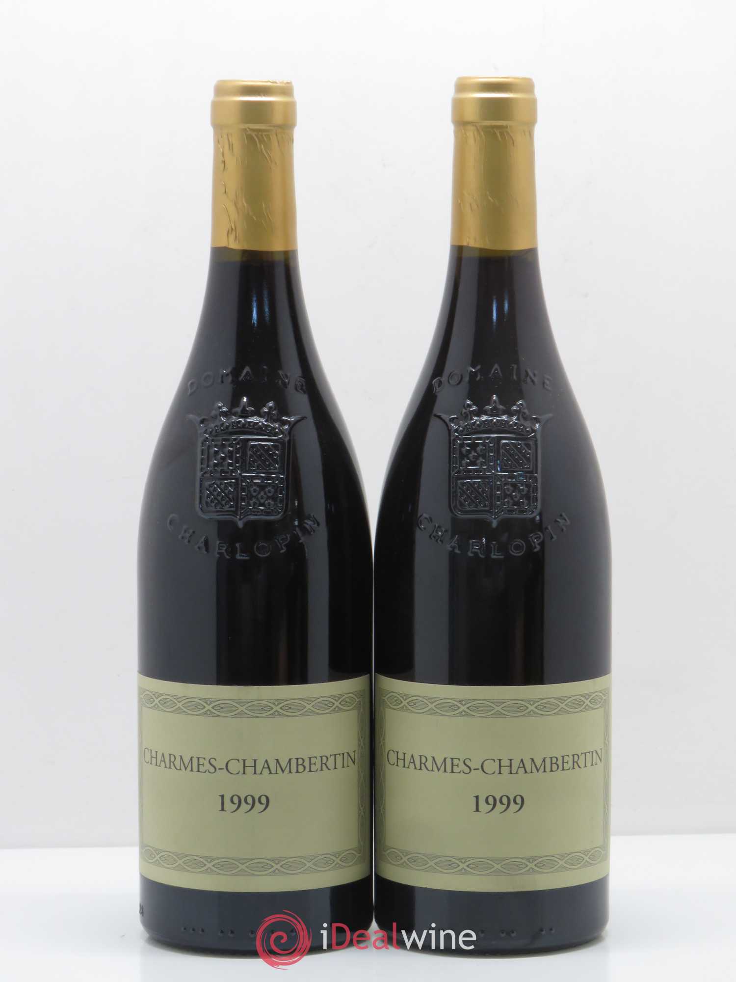 Charmes-Chambertin Grand Cru Charlopin-Parizot 1999 - Lot de 2 bouteilles - 0