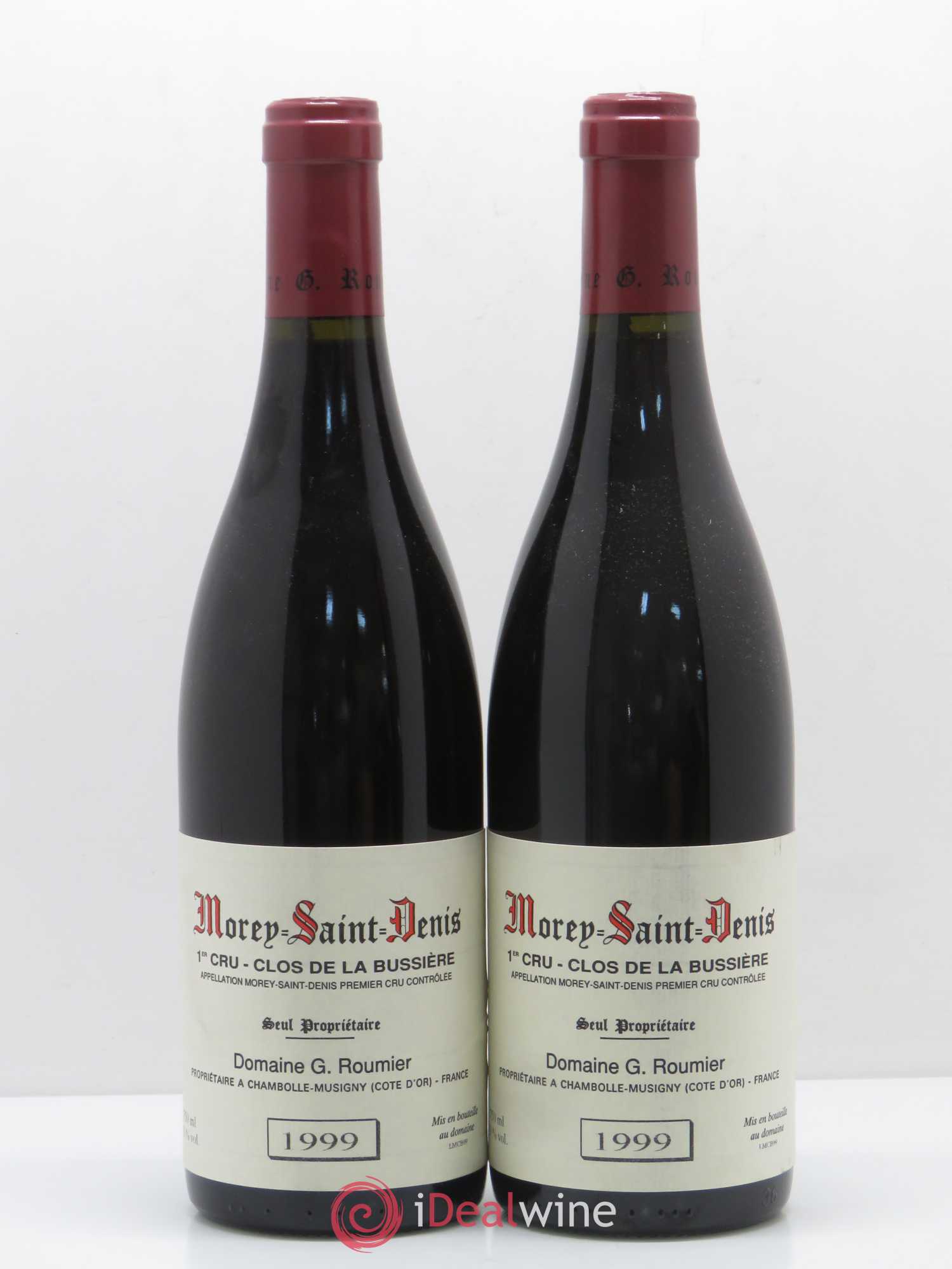 Morey-Saint-Denis 1er Cru Clos de la Bussière Georges Roumier (Domaine) 1999 - Lot de 2 bouteilles - 0