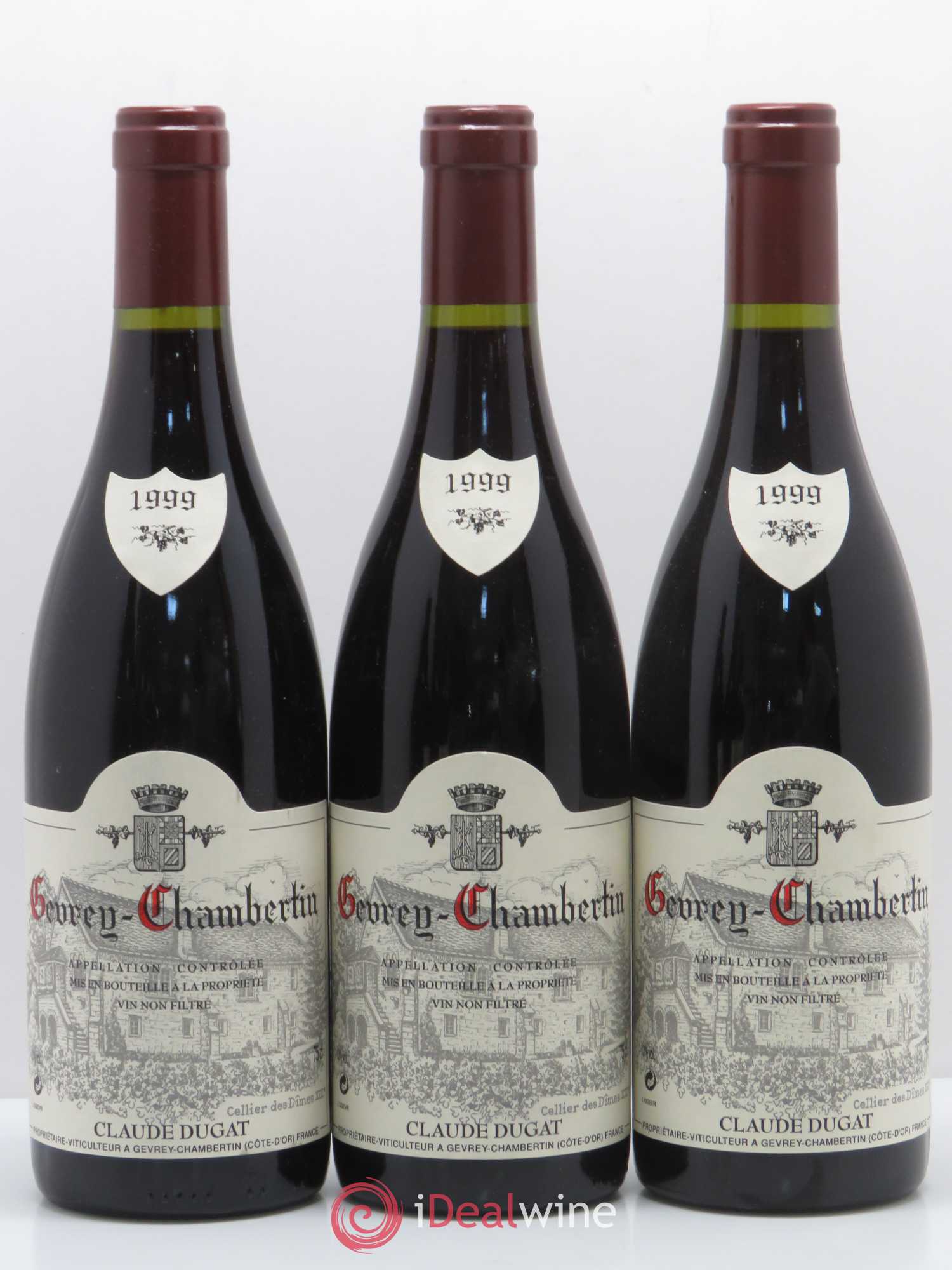 Gevrey-Chambertin Claude Dugat 1999 - Lot de 6 bouteilles - 1