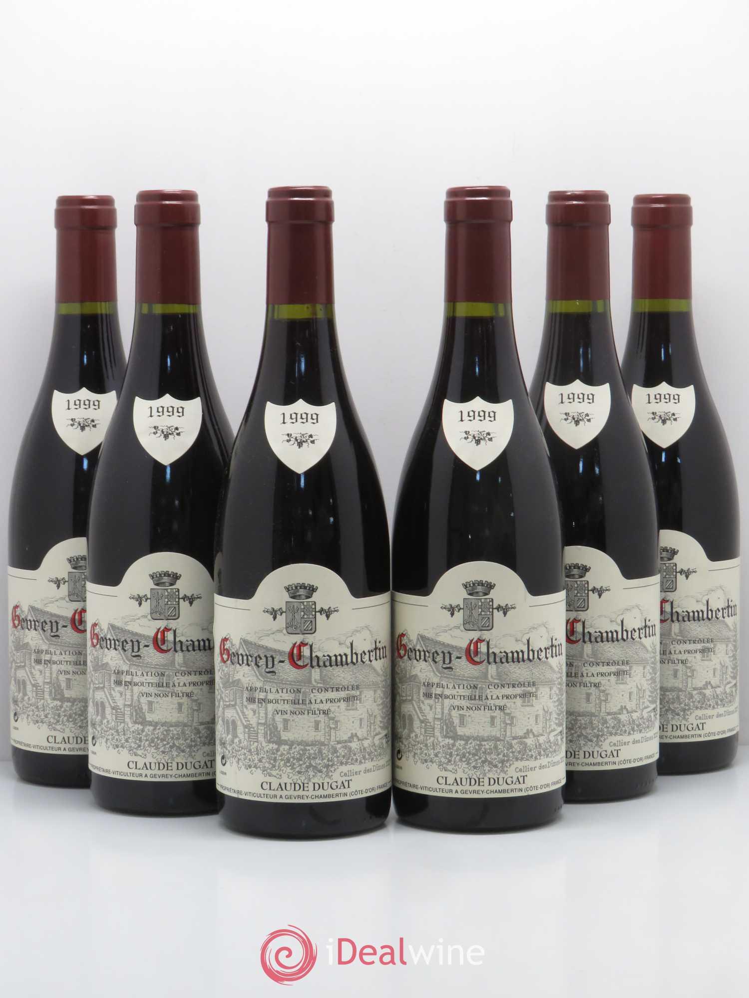 Gevrey-Chambertin Claude Dugat 1999 - Lot de 6 bouteilles - 0