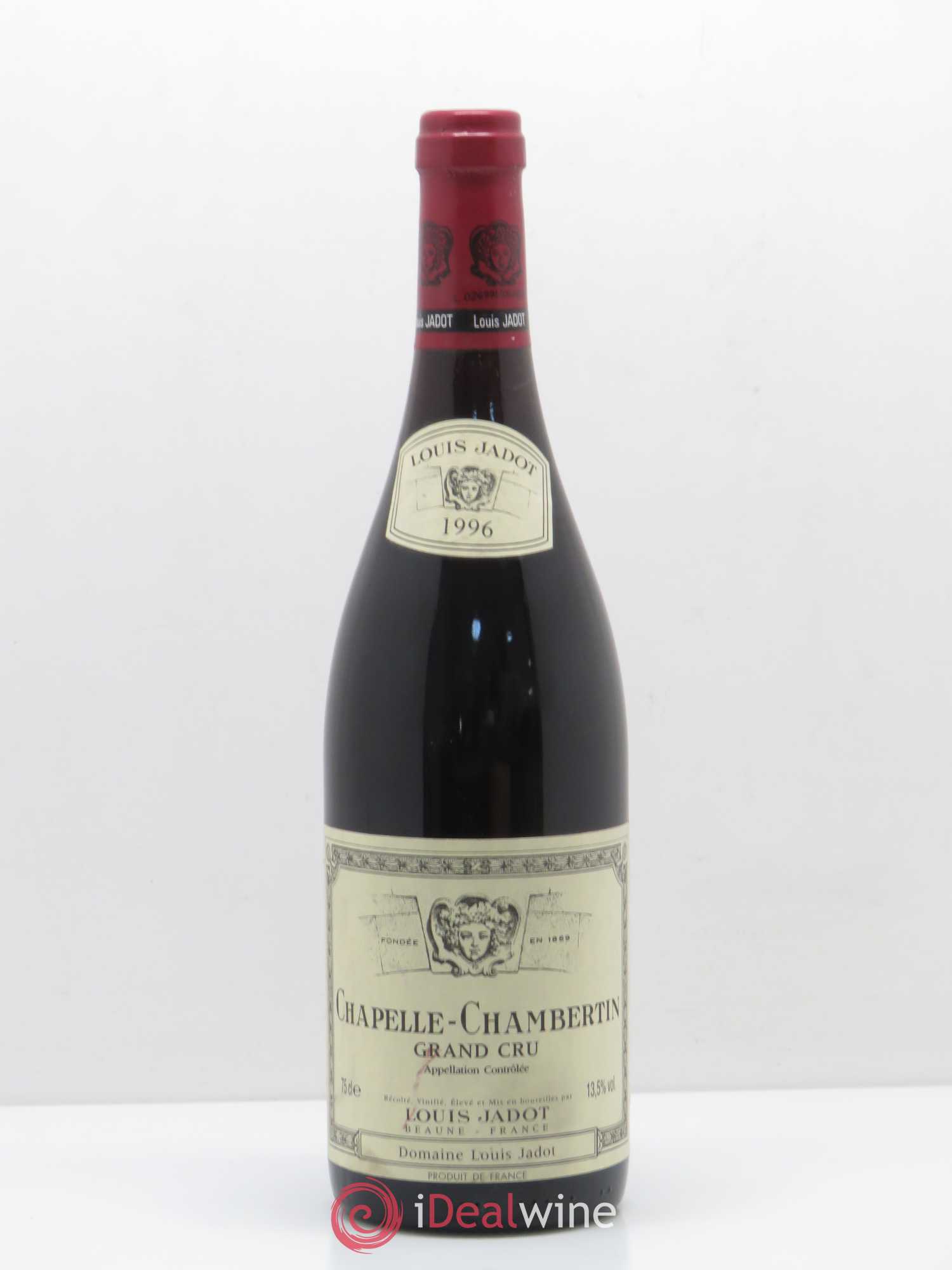 Chapelle-Chambertin Grand Cru Maison Louis Jadot 1996 - Lot de 1 bouteille - 0