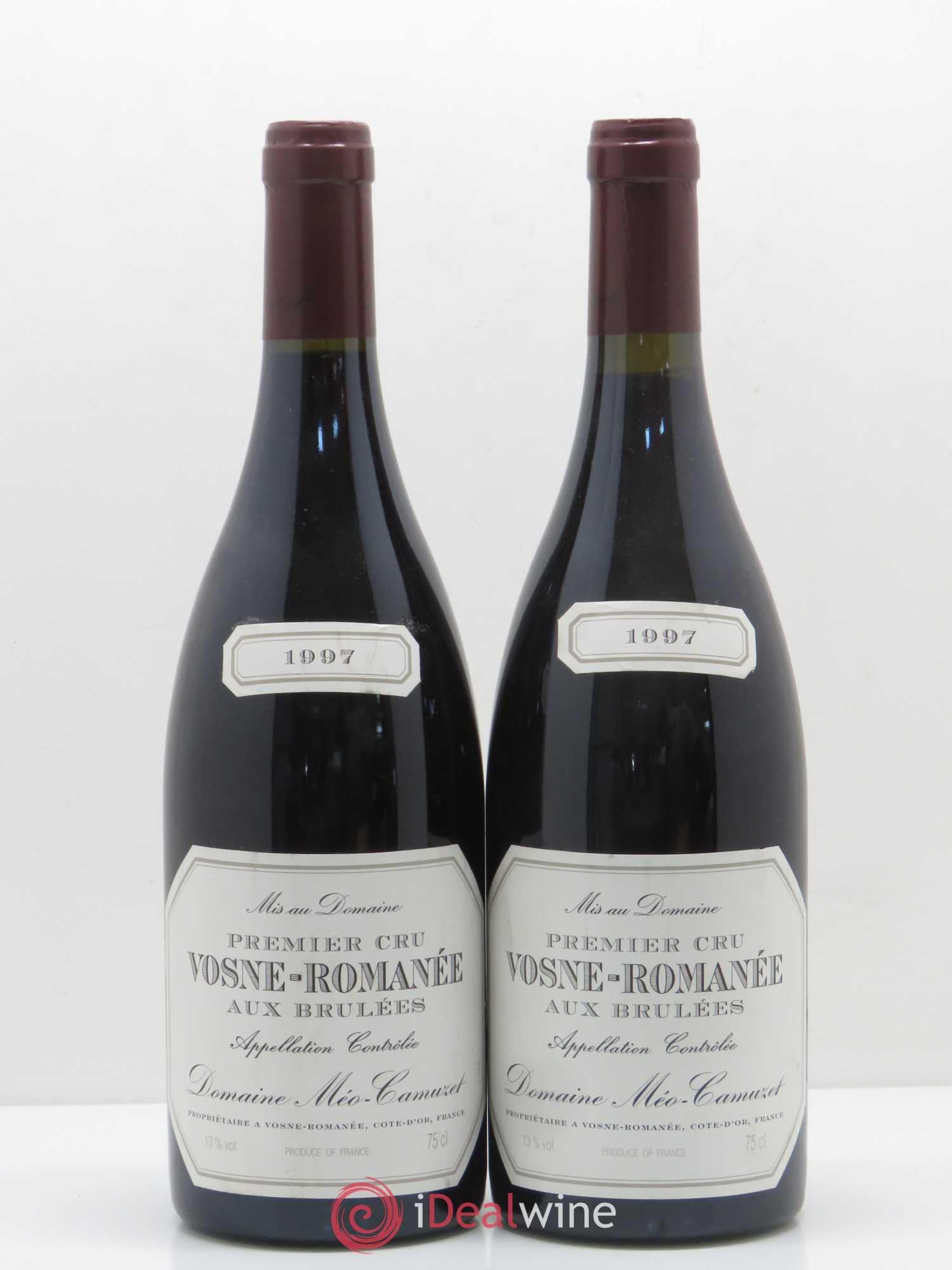 Vosne-Romanée 1er Cru Aux Brûlées Méo-Camuzet (Domaine) 1997 - Lot de 2 bouteilles - 0