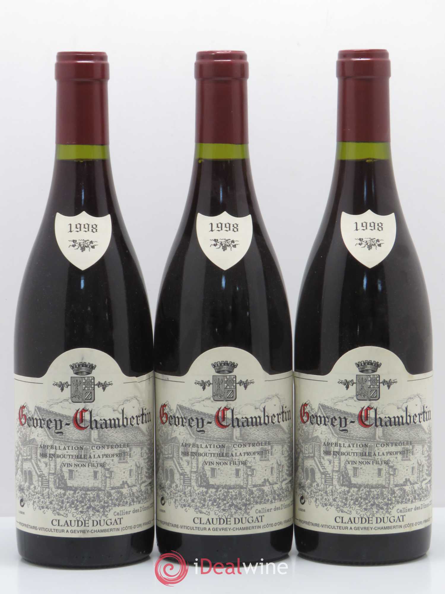 Gevrey-Chambertin Claude Dugat 1998 - Lot de 6 bouteilles - 2