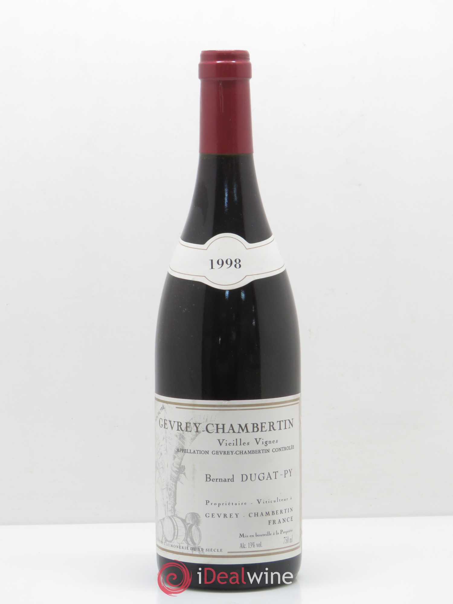 Gevrey-Chambertin Vieilles Vignes Dugat-Py 1998 - Lot de 1 bouteille - 0
