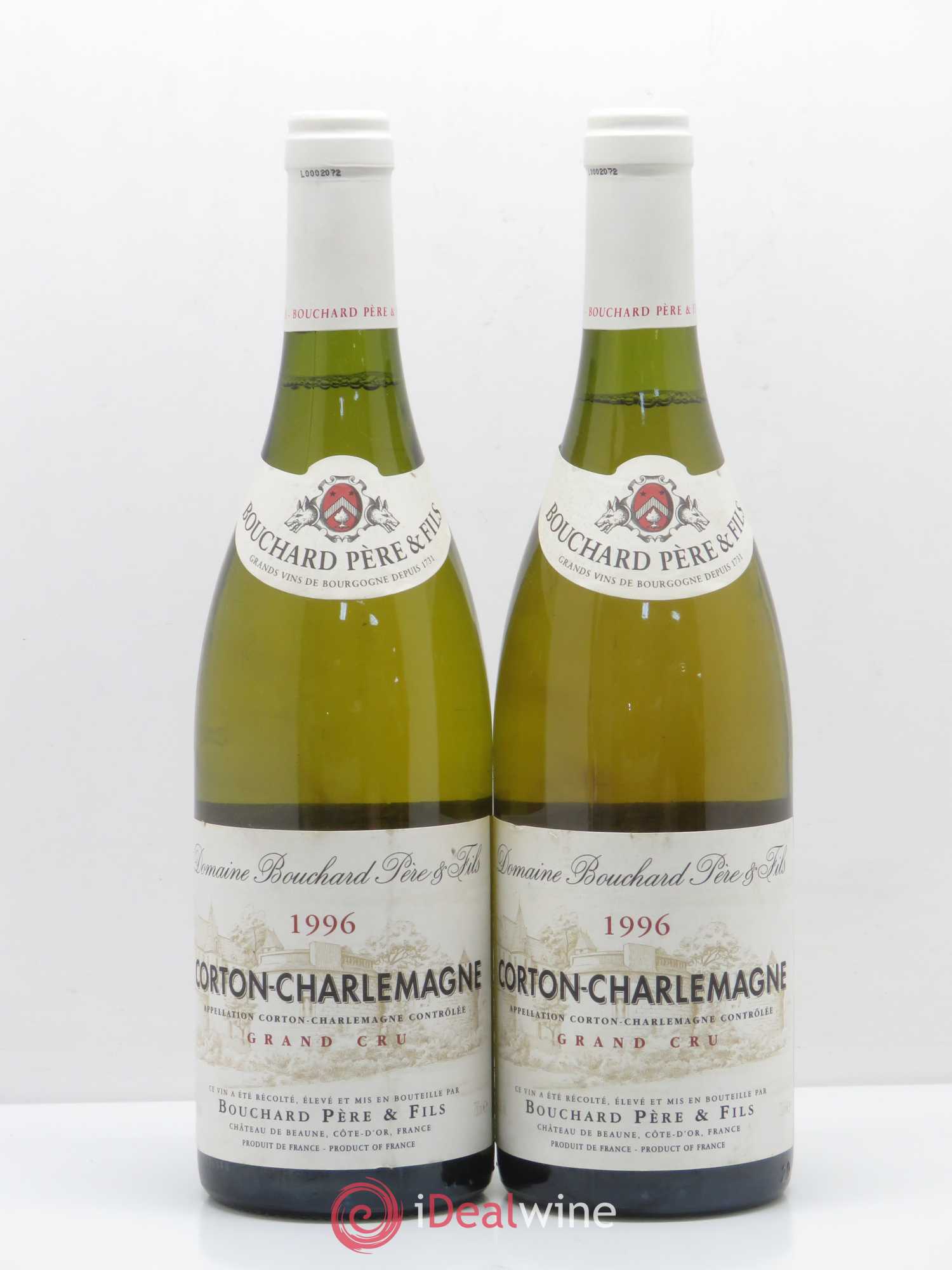 Corton-Charlemagne Grand Cru Bouchard Père & Fils 1996 - Lot de 2 bouteilles - 0