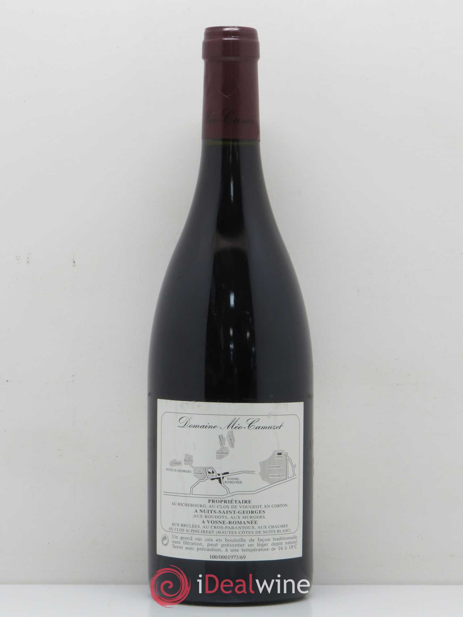 Corton Grand Cru Clos Rognet Méo-Camuzet (Domaine) 1996 - Lot de 1 bouteille - 1
