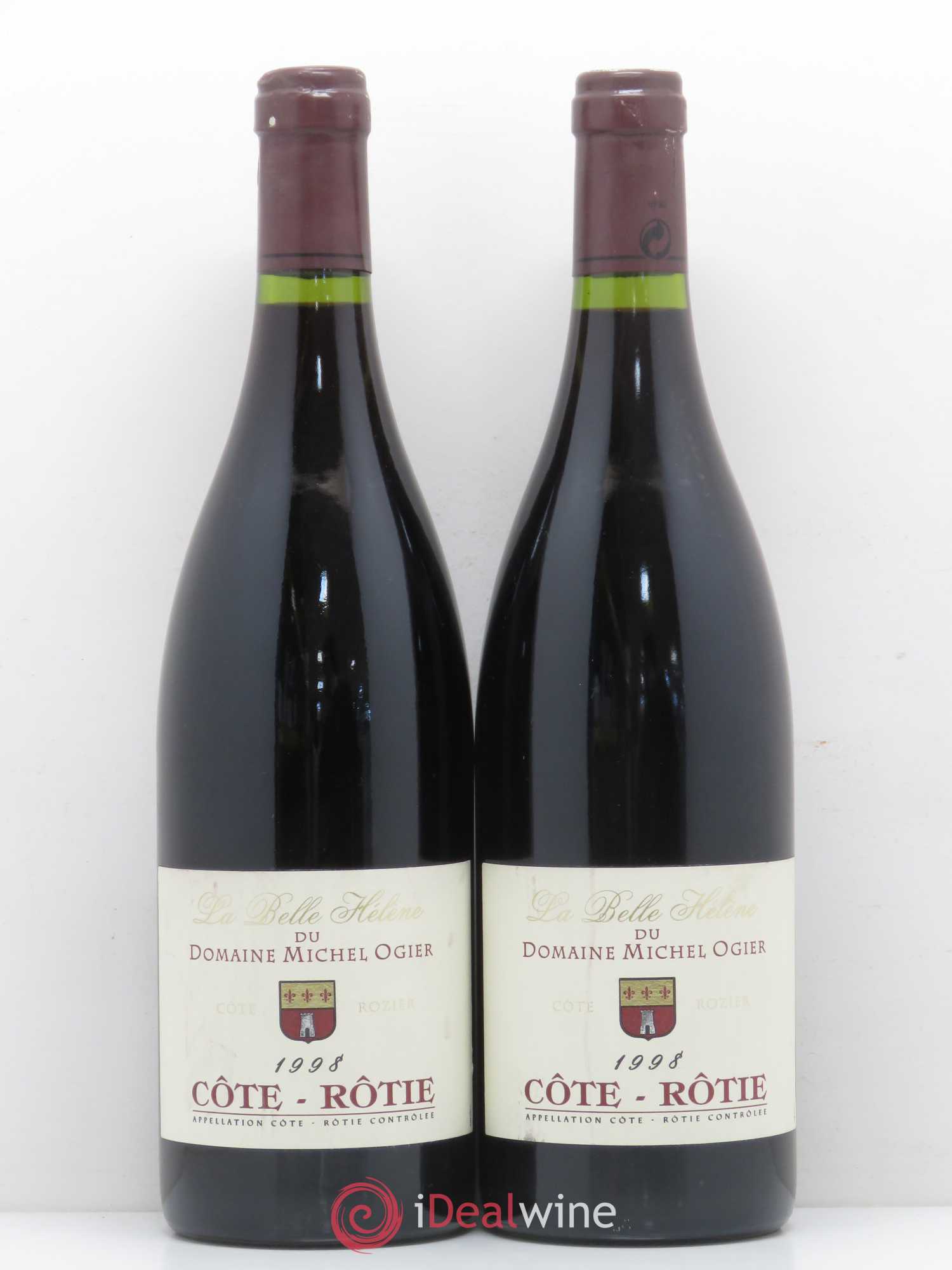 Côte-Rôtie La Belle Hélène Stéphane Ogier 1998 - Lot de 2 bouteilles - 0