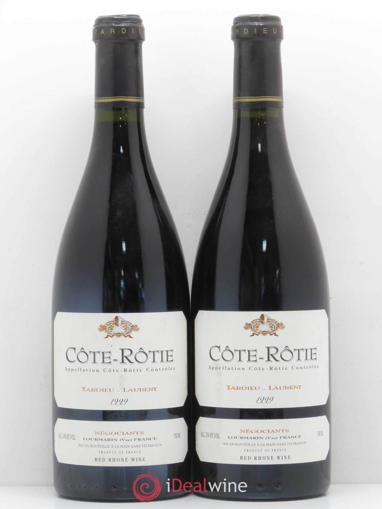 Côte-Rôtie Maison Tardieu-Laurent 1999 - Lot de 2 bouteilles - 0