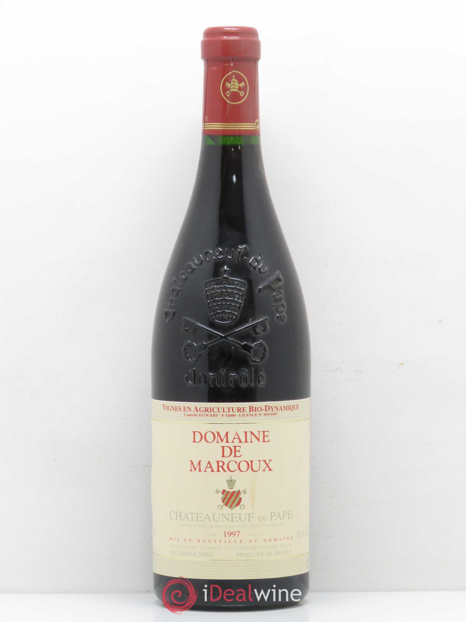 Châteauneuf-du-Pape Marcoux (Domaine de) 1997 - Lot de 1 bouteille - 0