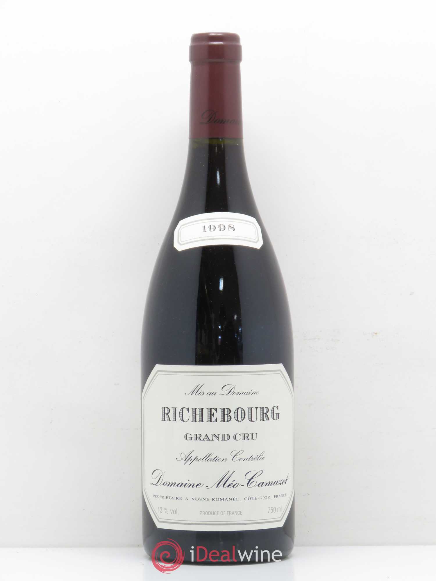 Richebourg Grand Cru Méo-Camuzet (Domaine) 1998 - Lot de 1 bouteille - 0