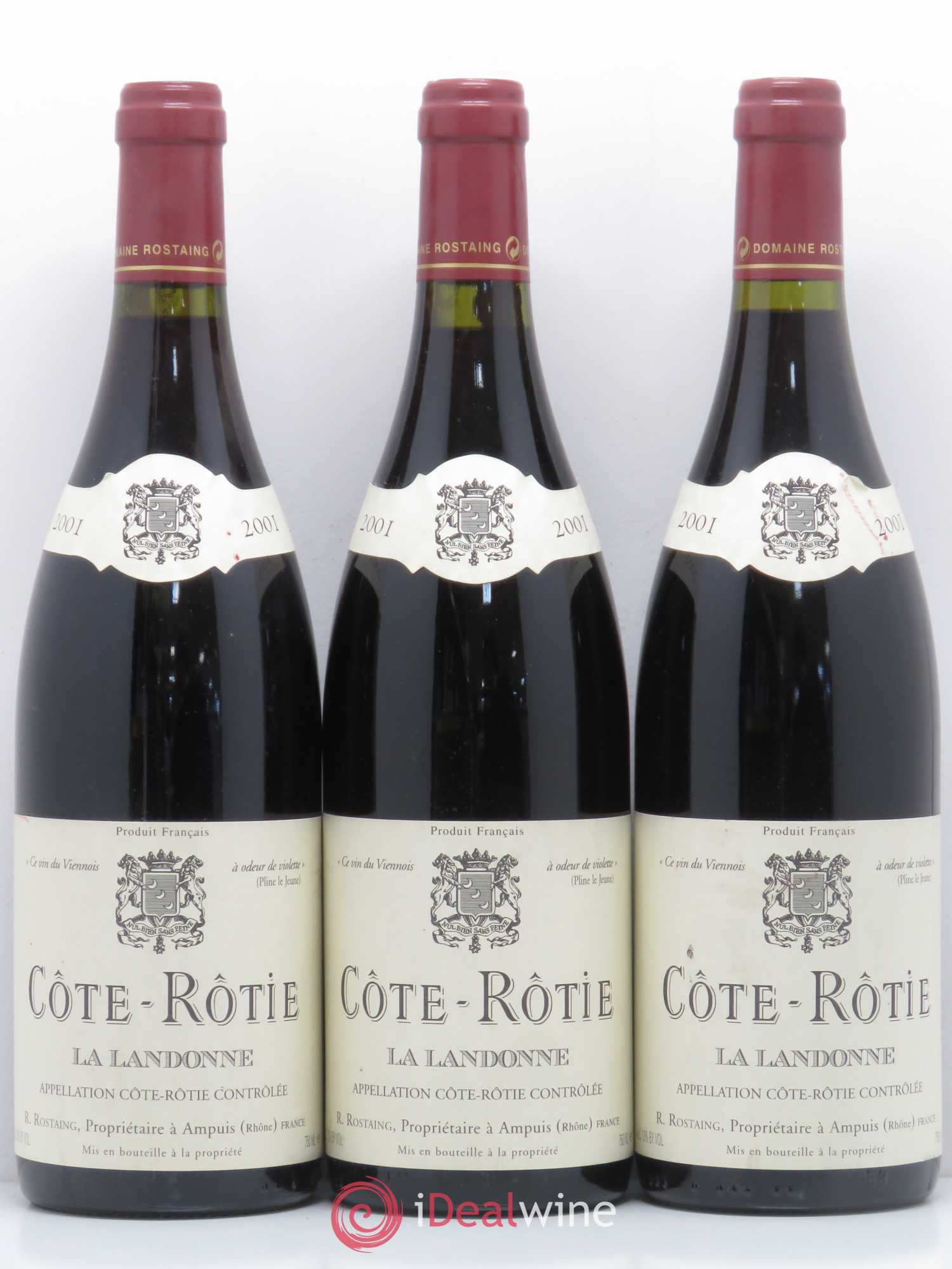 Côte-Rôtie La Landonne René Rostaing 2001 - Posten von 3 Flaschen - 0