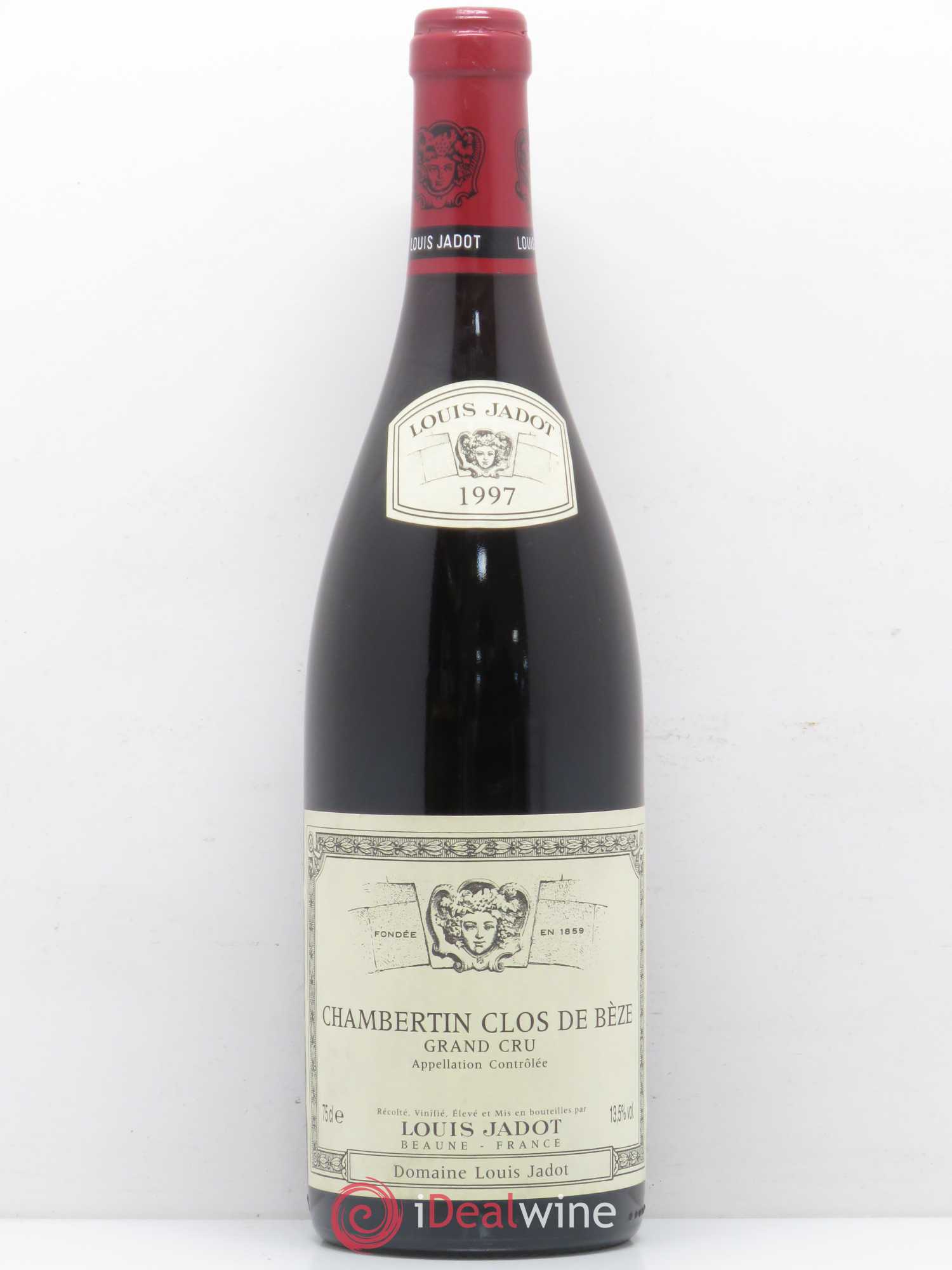 Chambertin Clos de Bèze Grand Cru Domaine Louis Jadot 1997 - Lot de 1 bouteille - 0