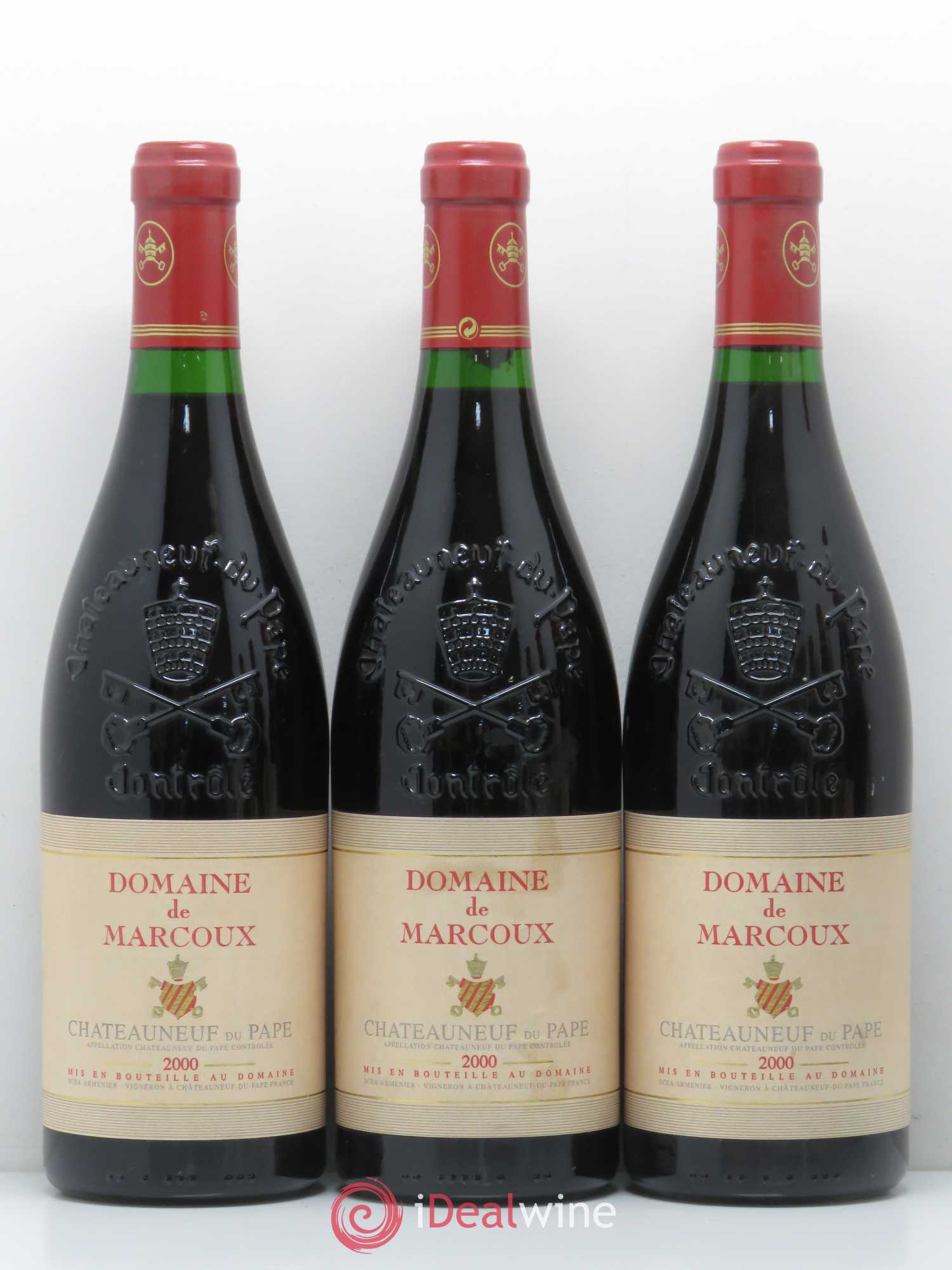 Châteauneuf-du-Pape Marcoux (Domaine de) 2000 - Lot de 6 bouteilles - 1