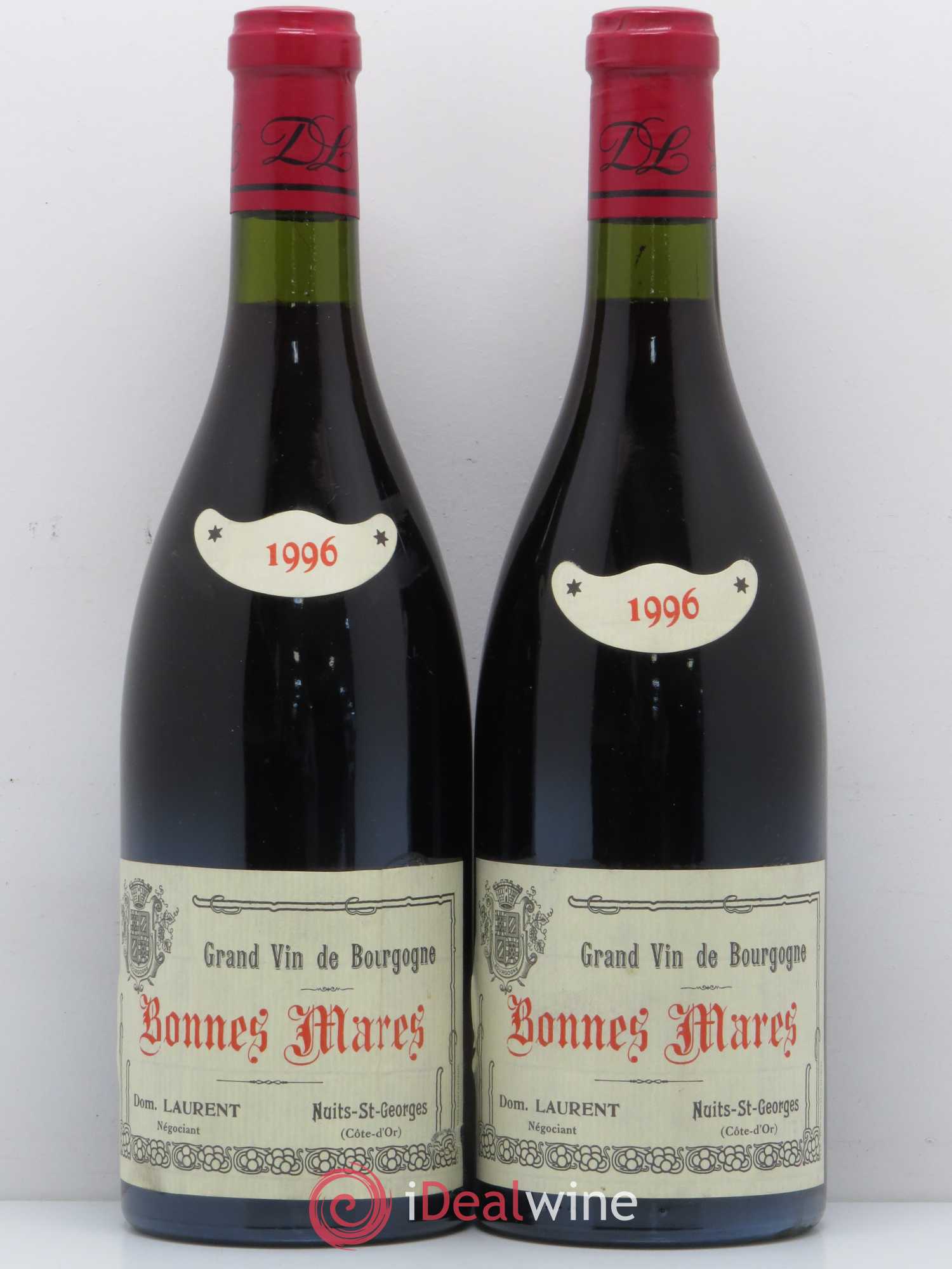 Bonnes-Mares Grand Cru Dominique Laurent 1996 - Lot de 2 bouteilles - 0