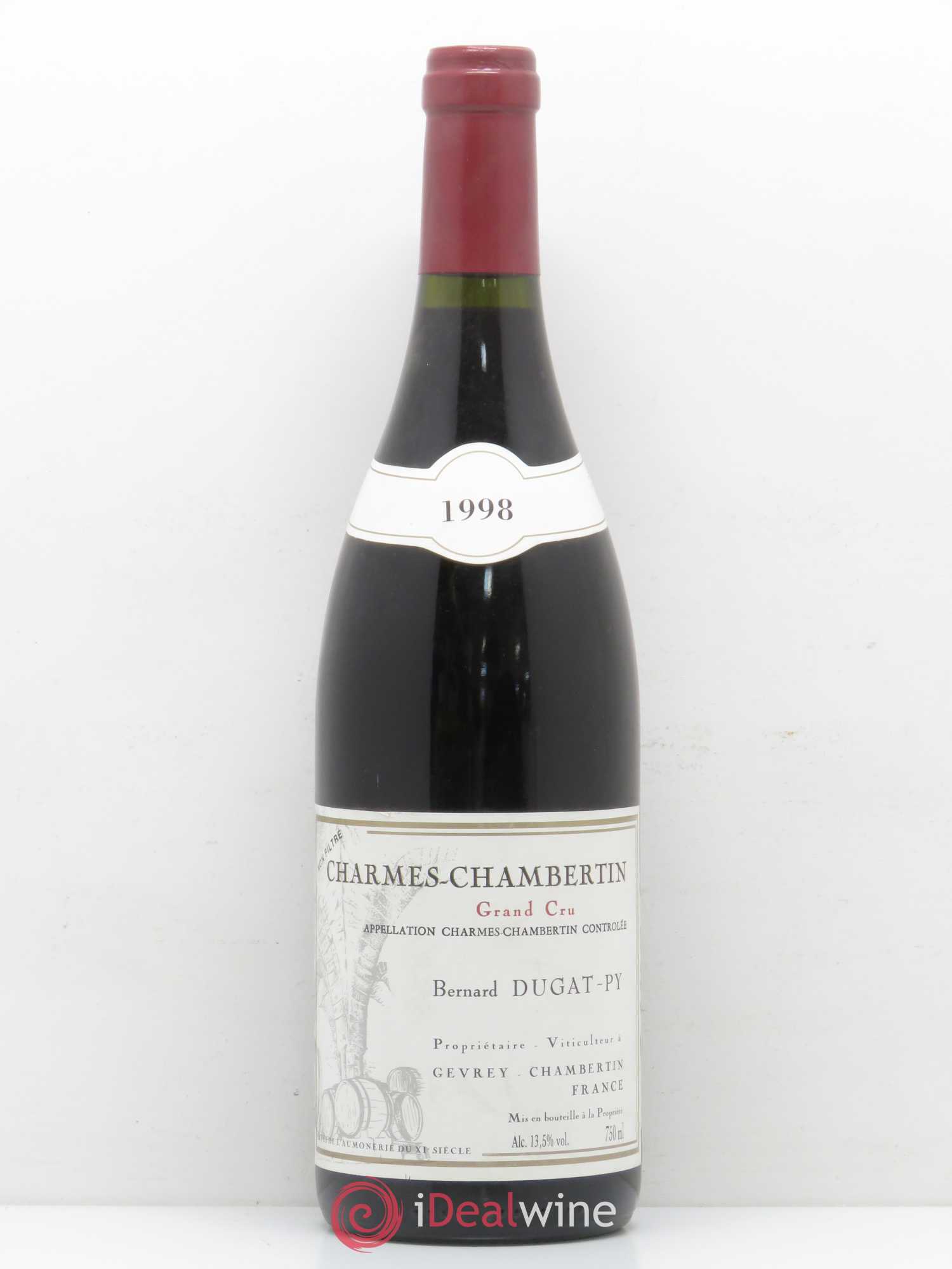 Charmes-Chambertin Grand Cru Dugat-Py 1998 - Lot de 1 bouteille - 0