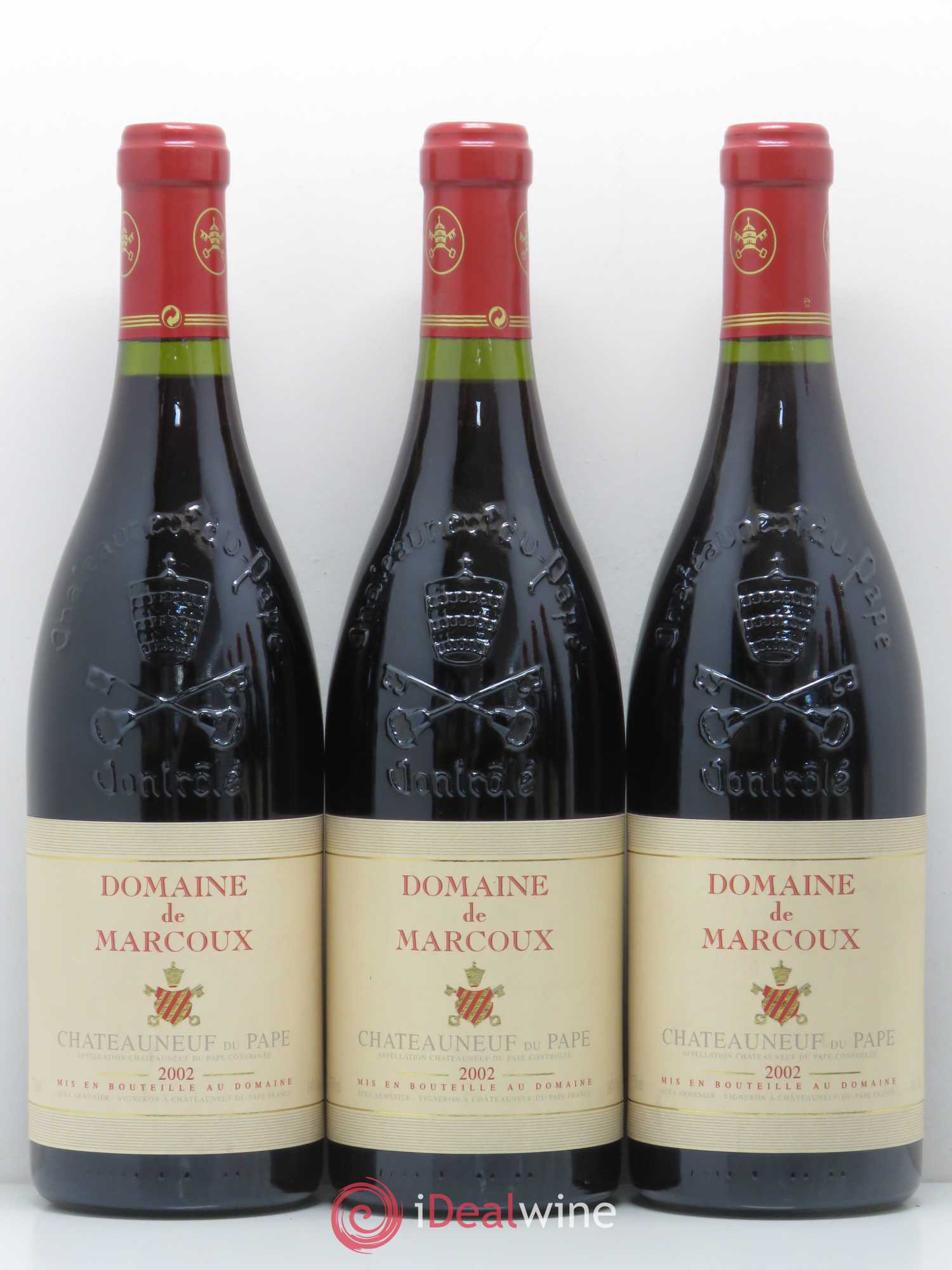 Châteauneuf-du-Pape Marcoux (Domaine de) 2002 - Lot de 6 bouteilles - 1