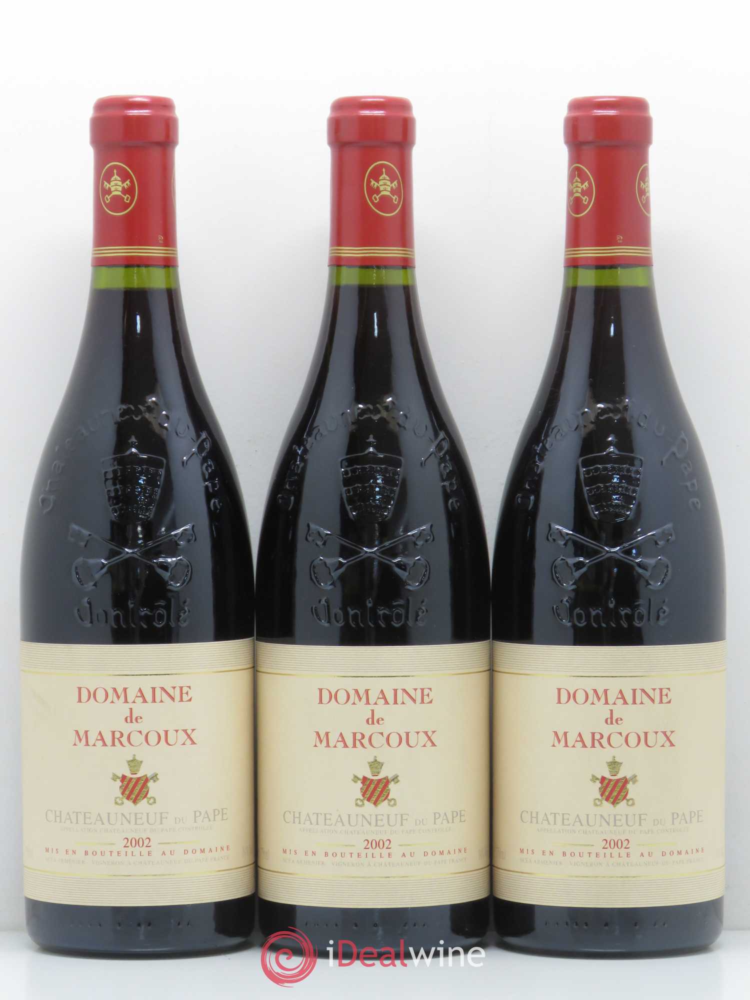 Châteauneuf-du-Pape Marcoux (Domaine de) 2002 - Lot de 6 bouteilles - 2