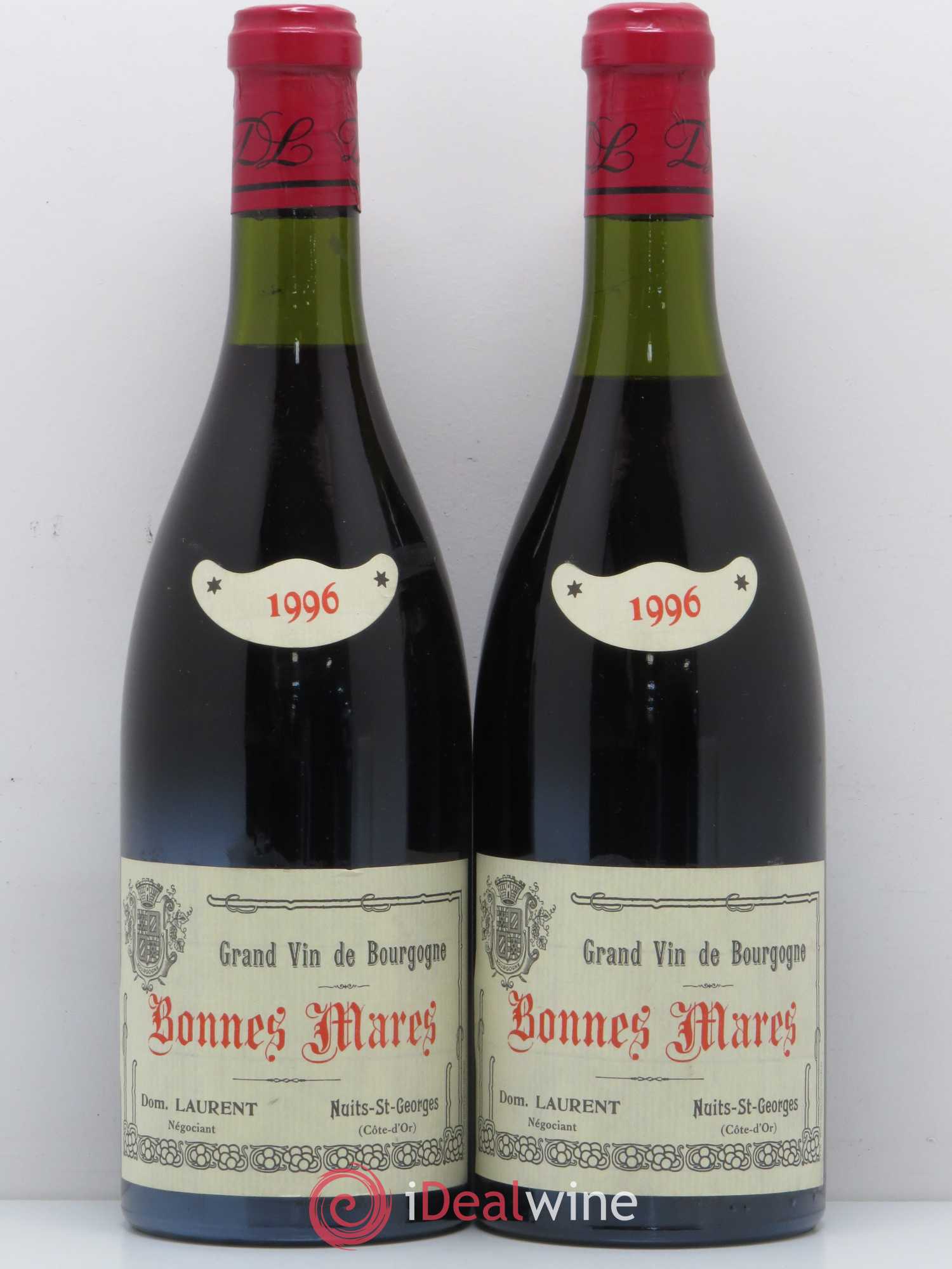 Bonnes-Mares Grand Cru Dominique Laurent 1996 - Lot de 2 bouteilles - 0