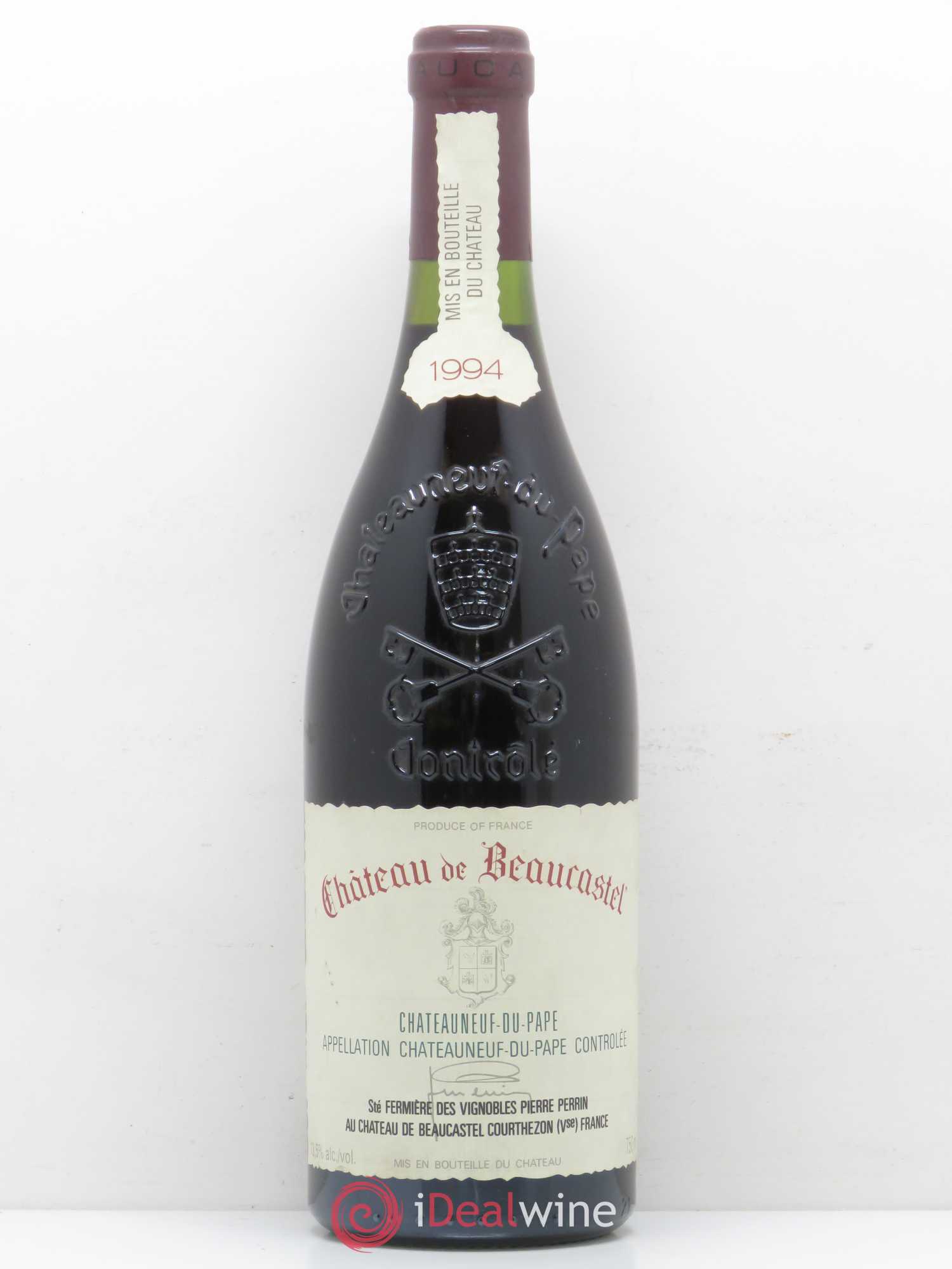 Châteauneuf-du-Pape Château de Beaucastel Famille Perrin 1994 - Lot de 1 bouteille - 0